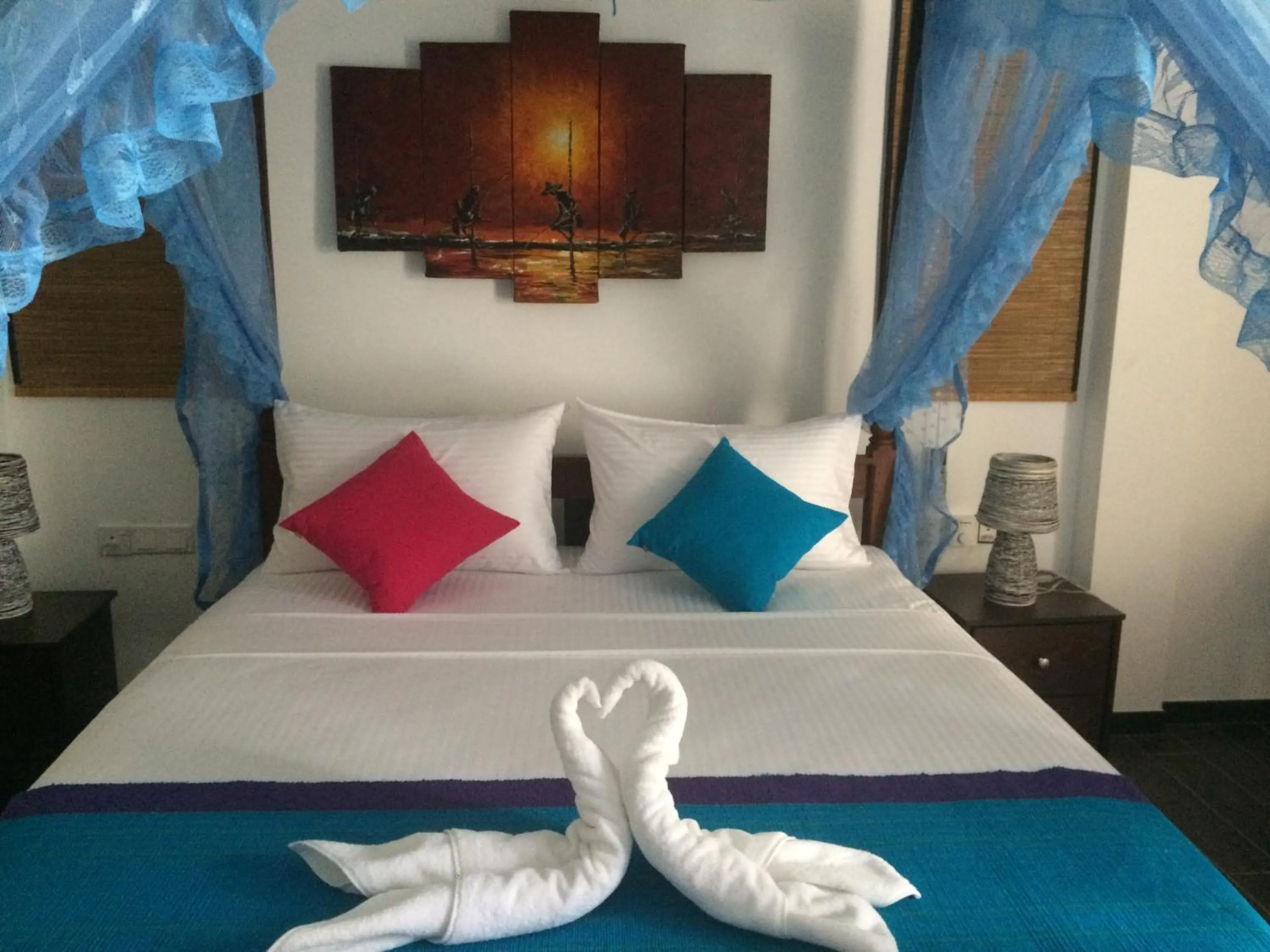 Bed in St CLAIRE'S GREEN Negombo Hotel & Hostels