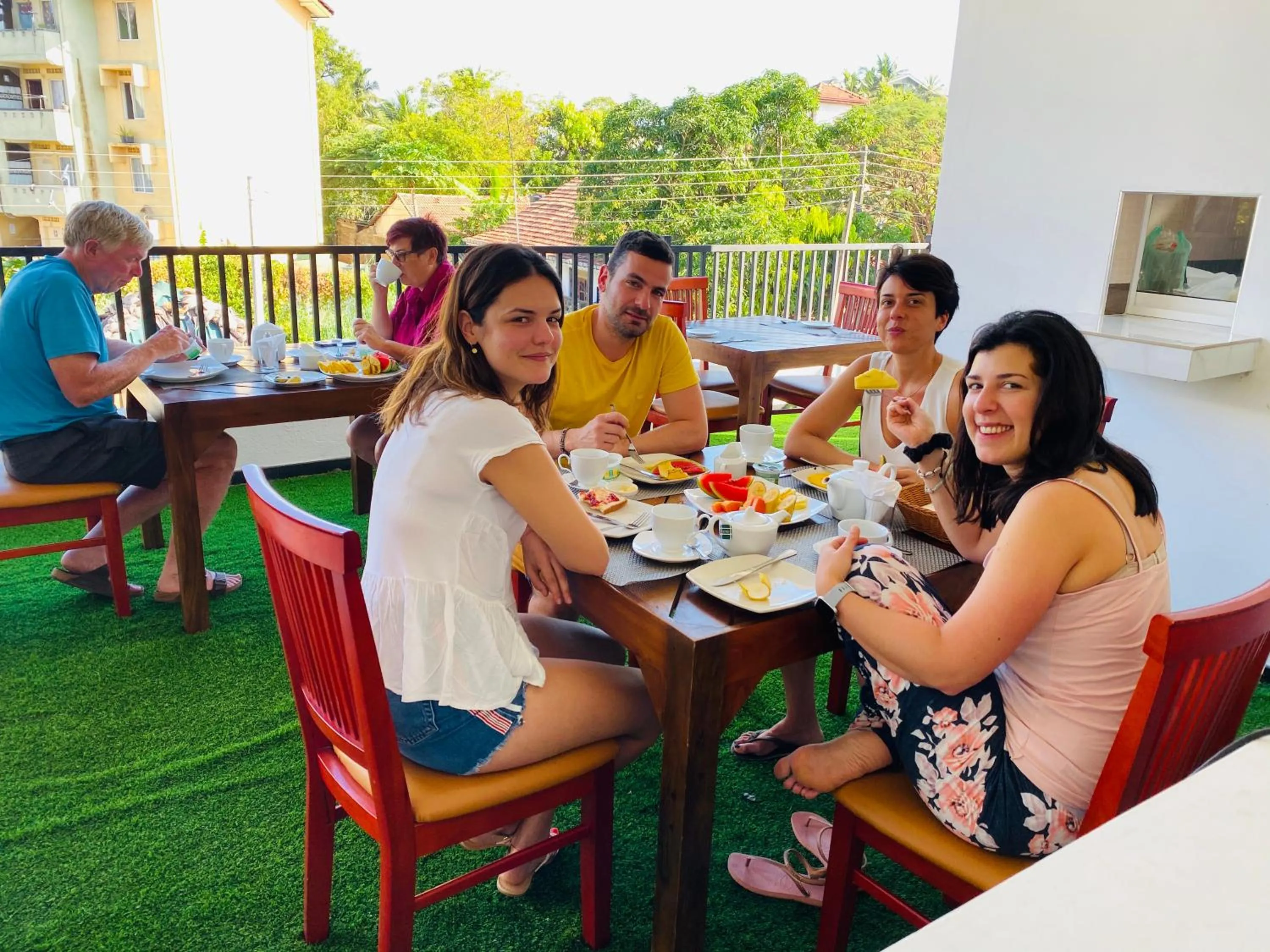 People in St CLAIRE'S GREEN Negombo Hotel & Hostels