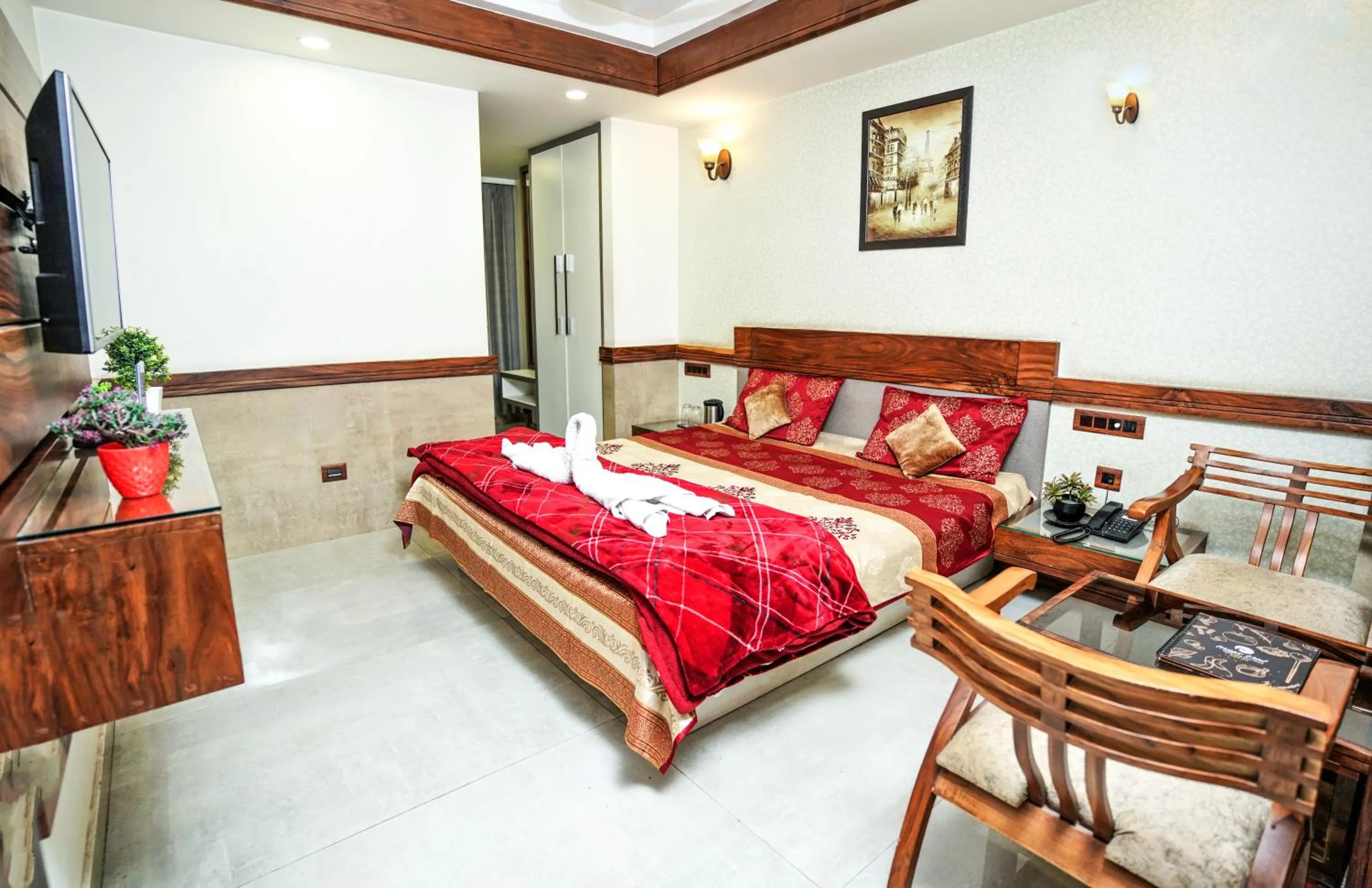 Photo of the whole room, Bed in Mayur Hotel Bar And Restaurant