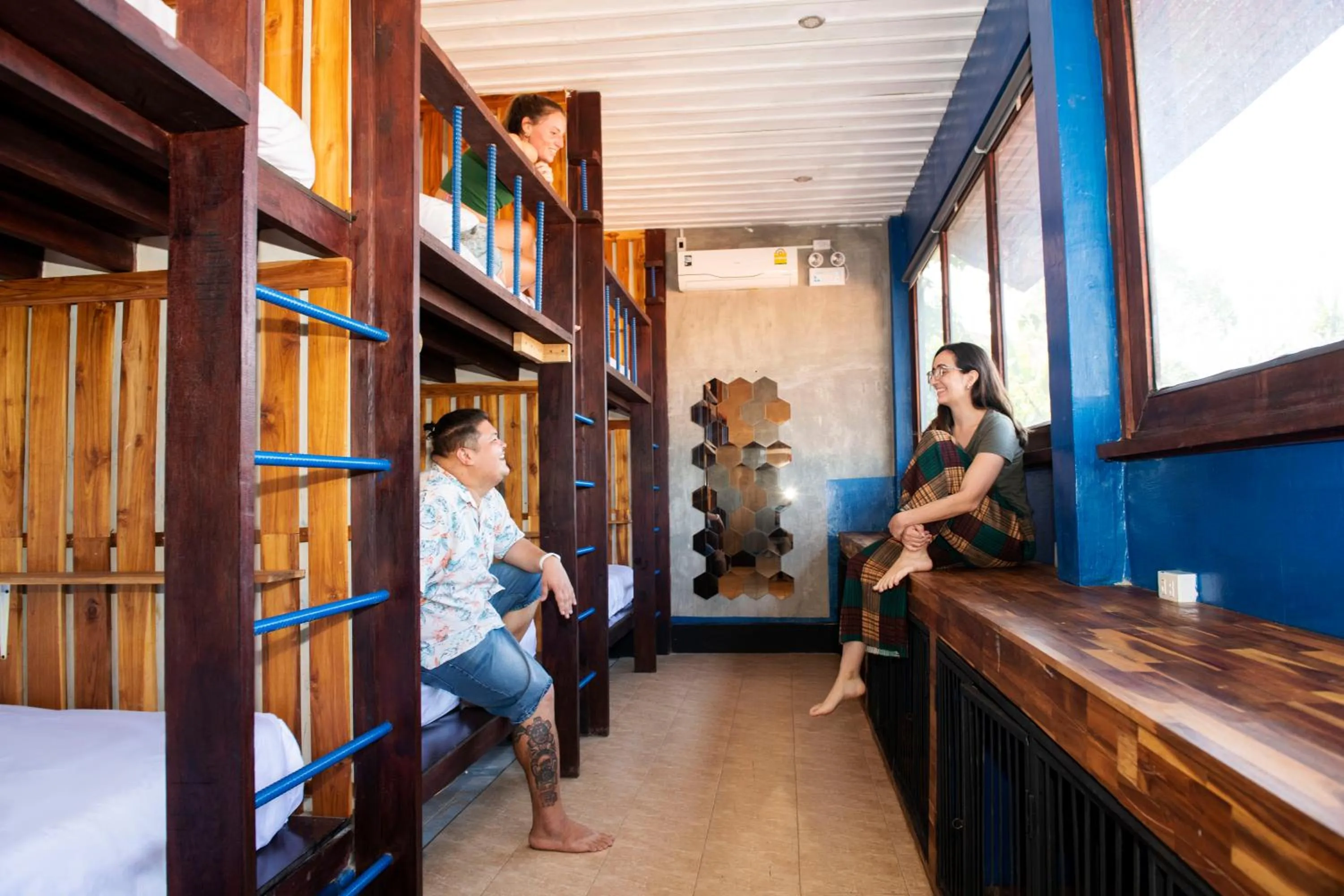 Bed in Mad Monkey Luang Prabang