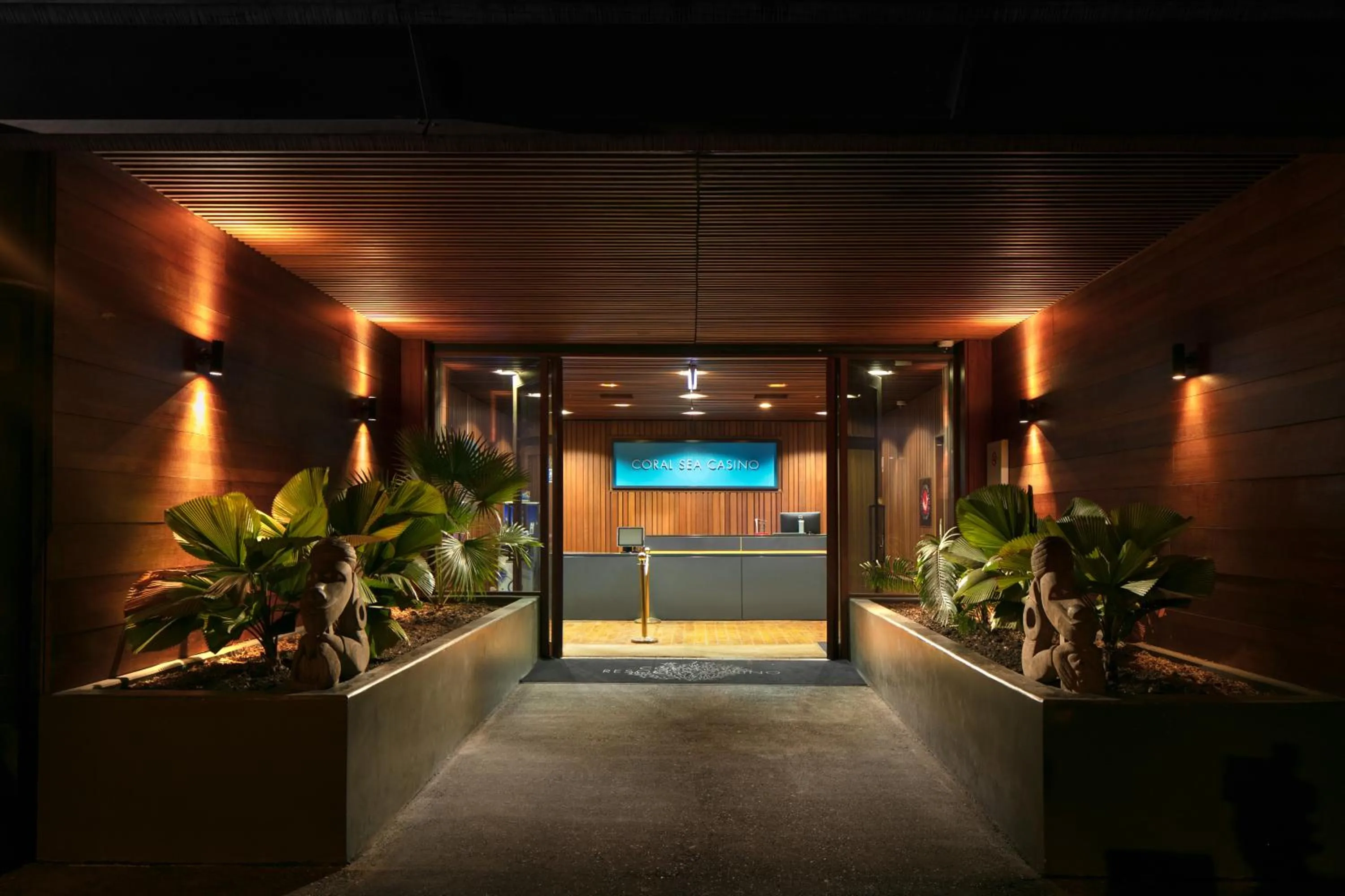 Facade/entrance in Coral Sea Resort & Casino