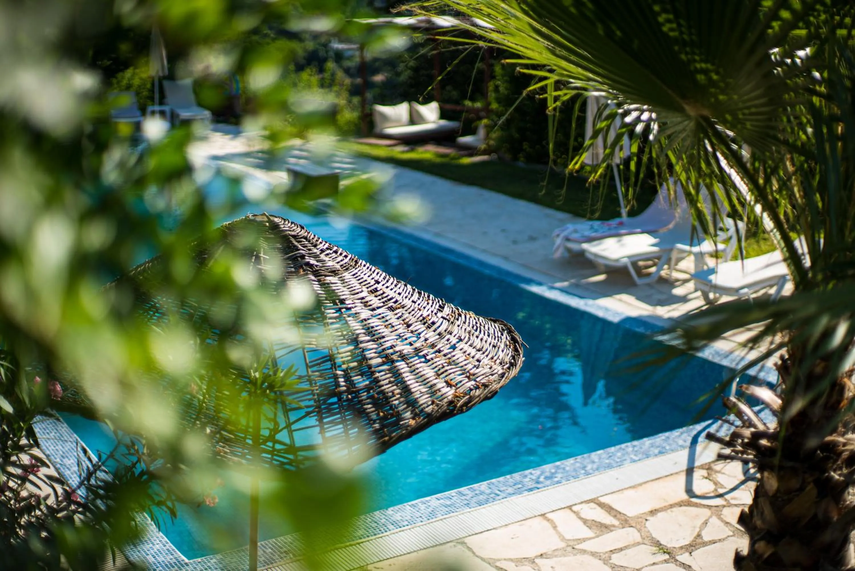 Pool view in Lycia Nature House