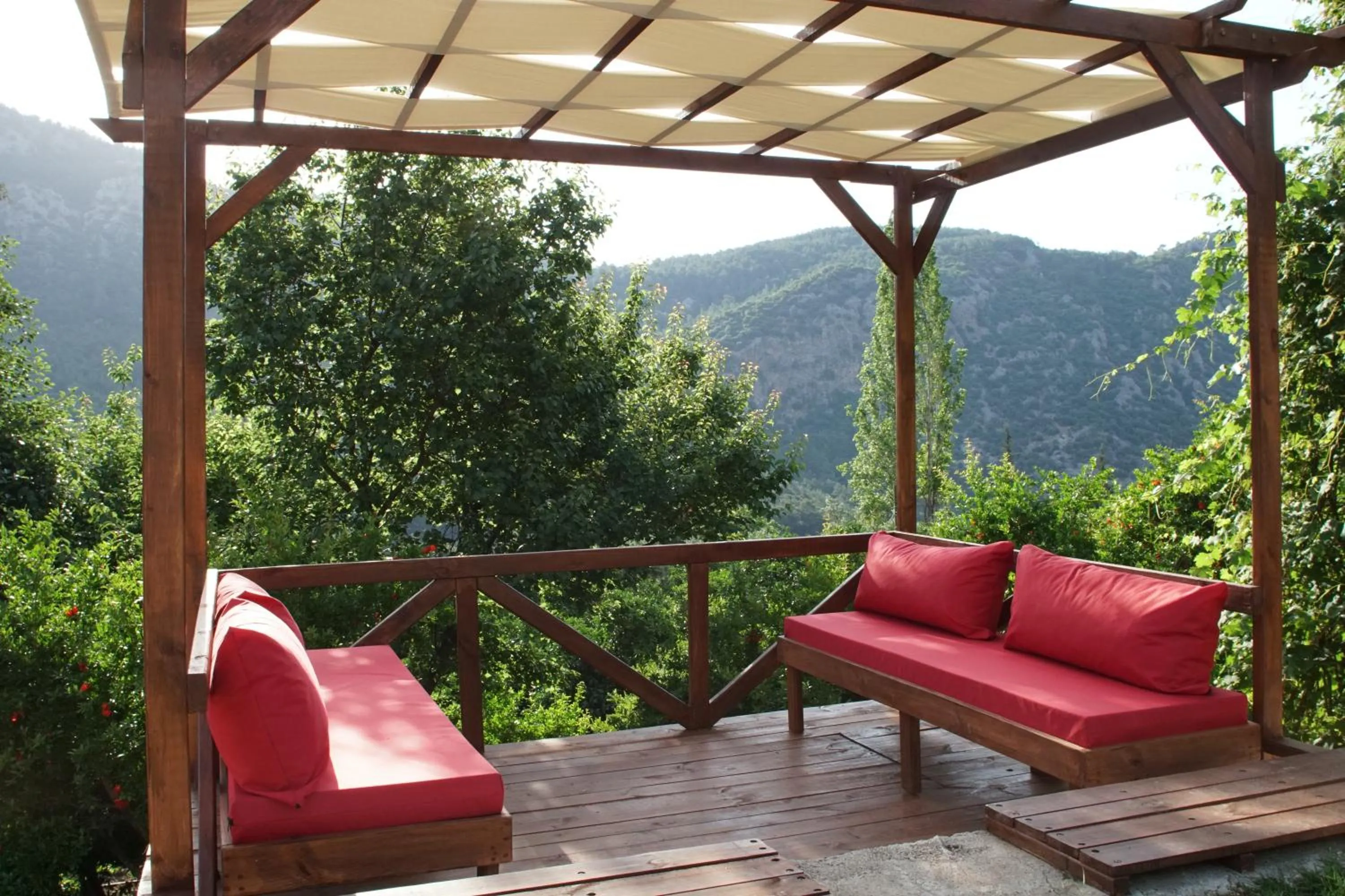 Patio in Lycia Nature House