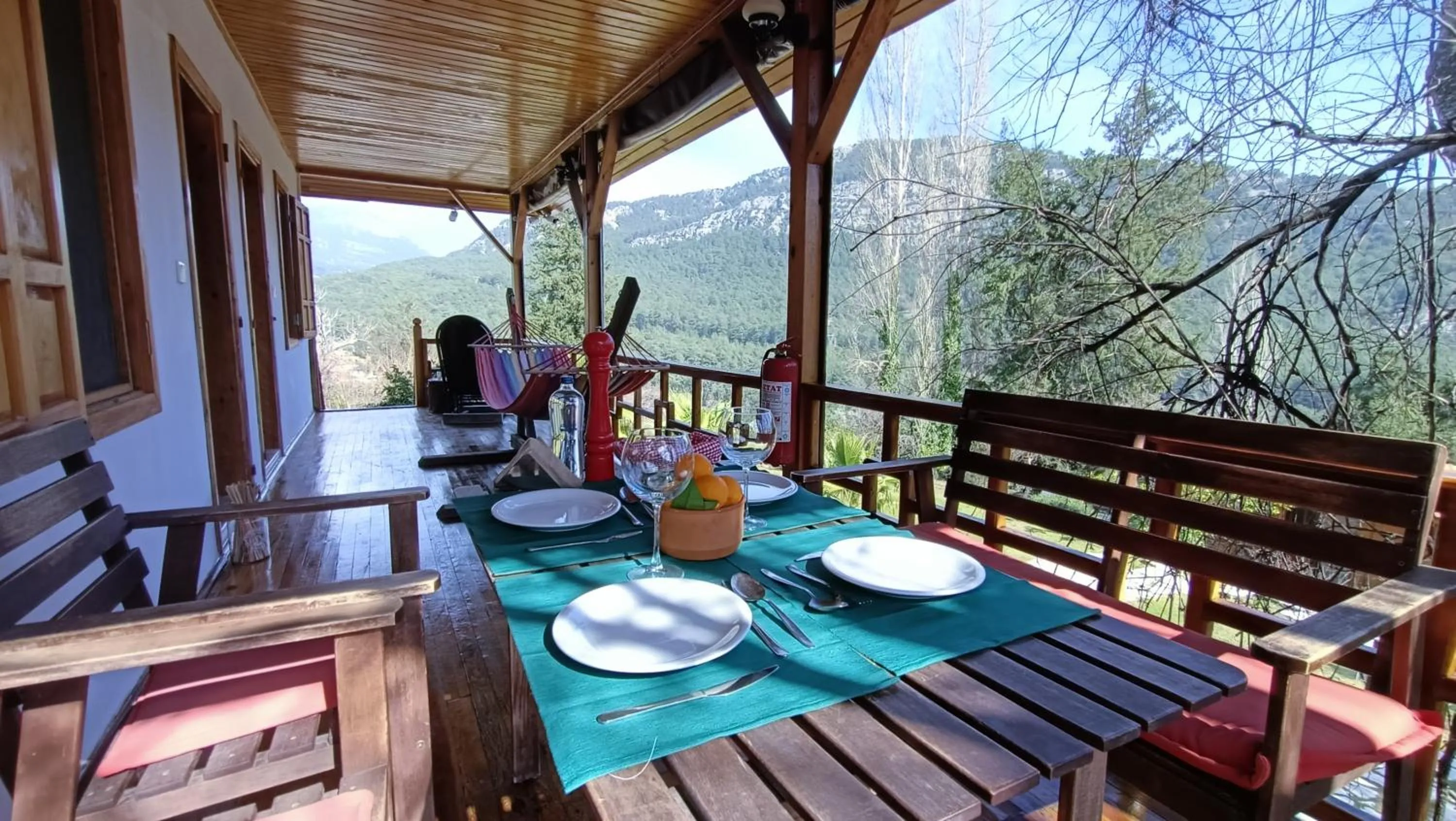 Balcony/Terrace in Lycia Nature House