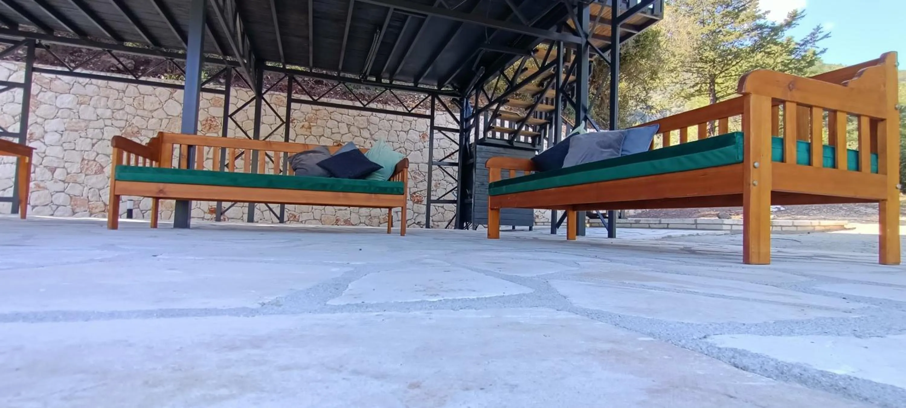 Patio in Lycia Nature House