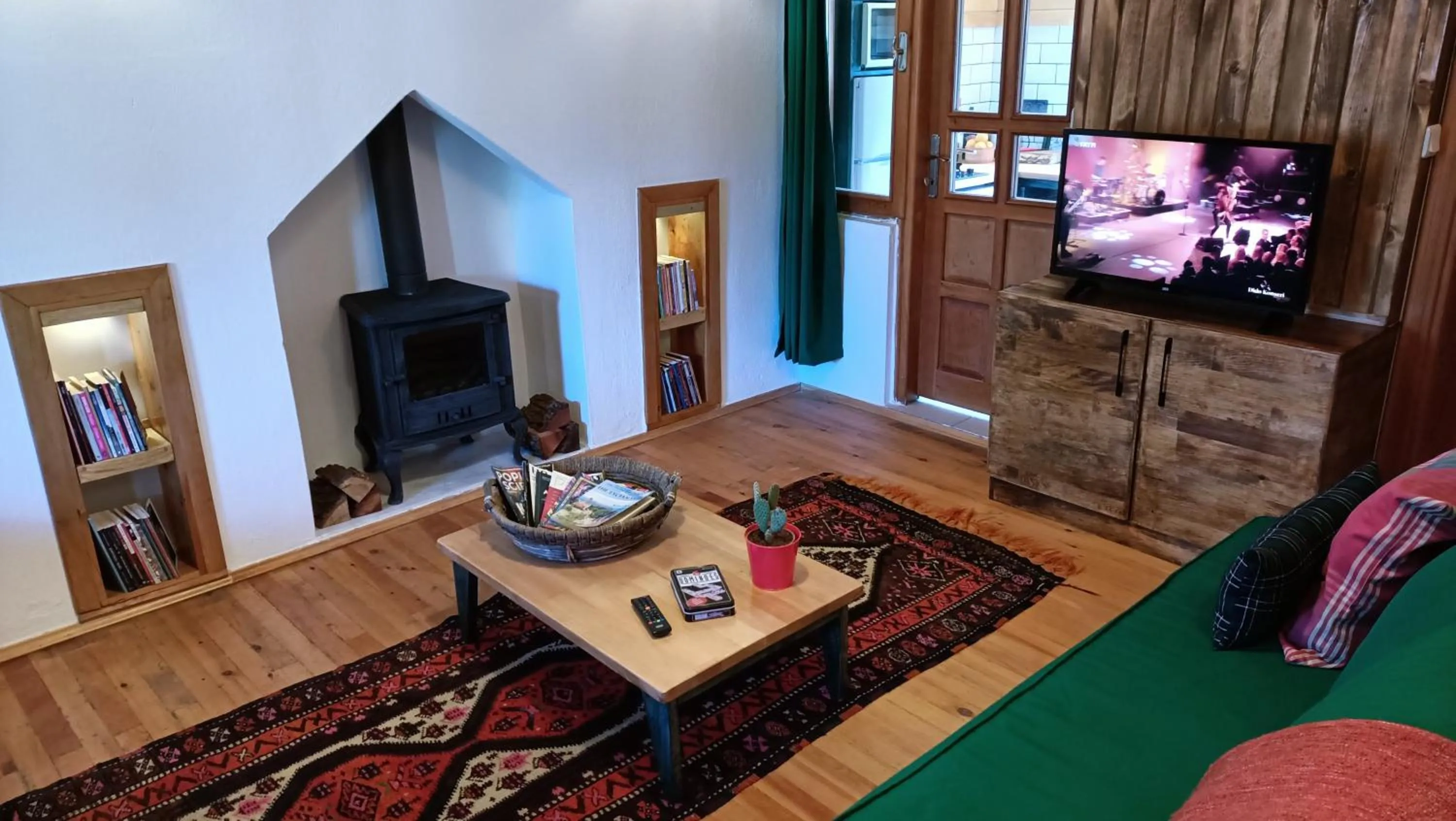 Living room in Lycia Nature House