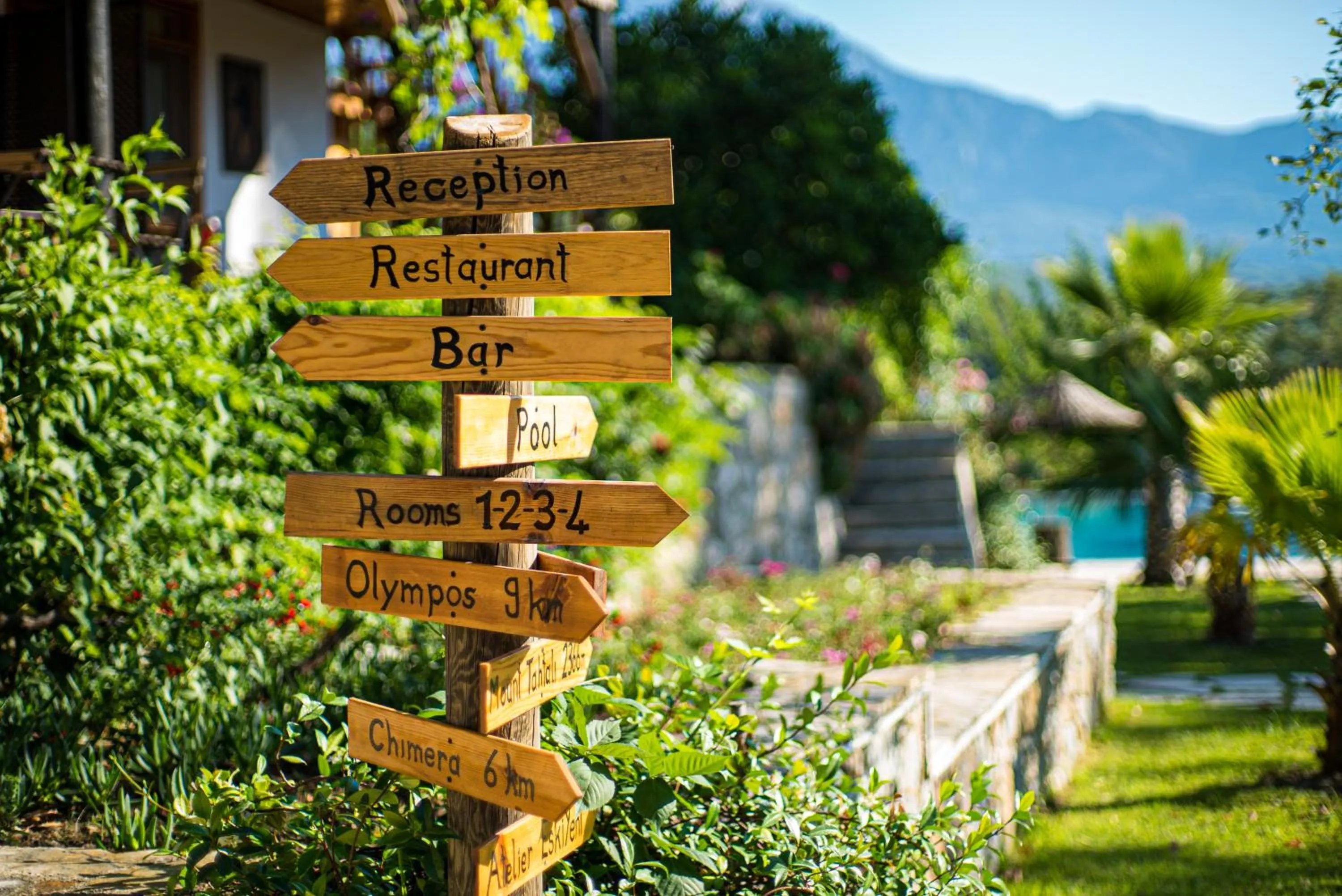 Garden in Lycia Nature House