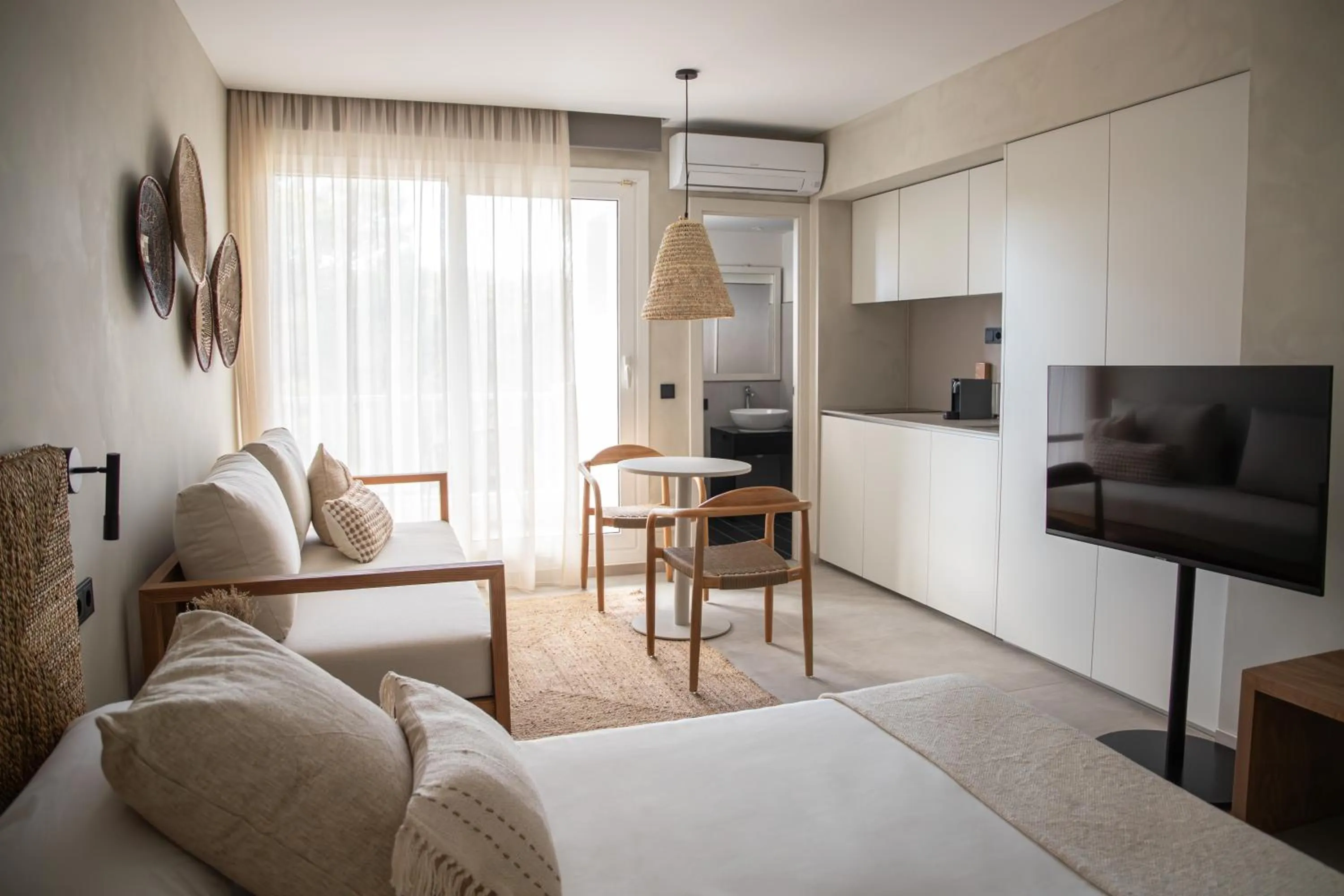 Bed in Boho Suites Formentera