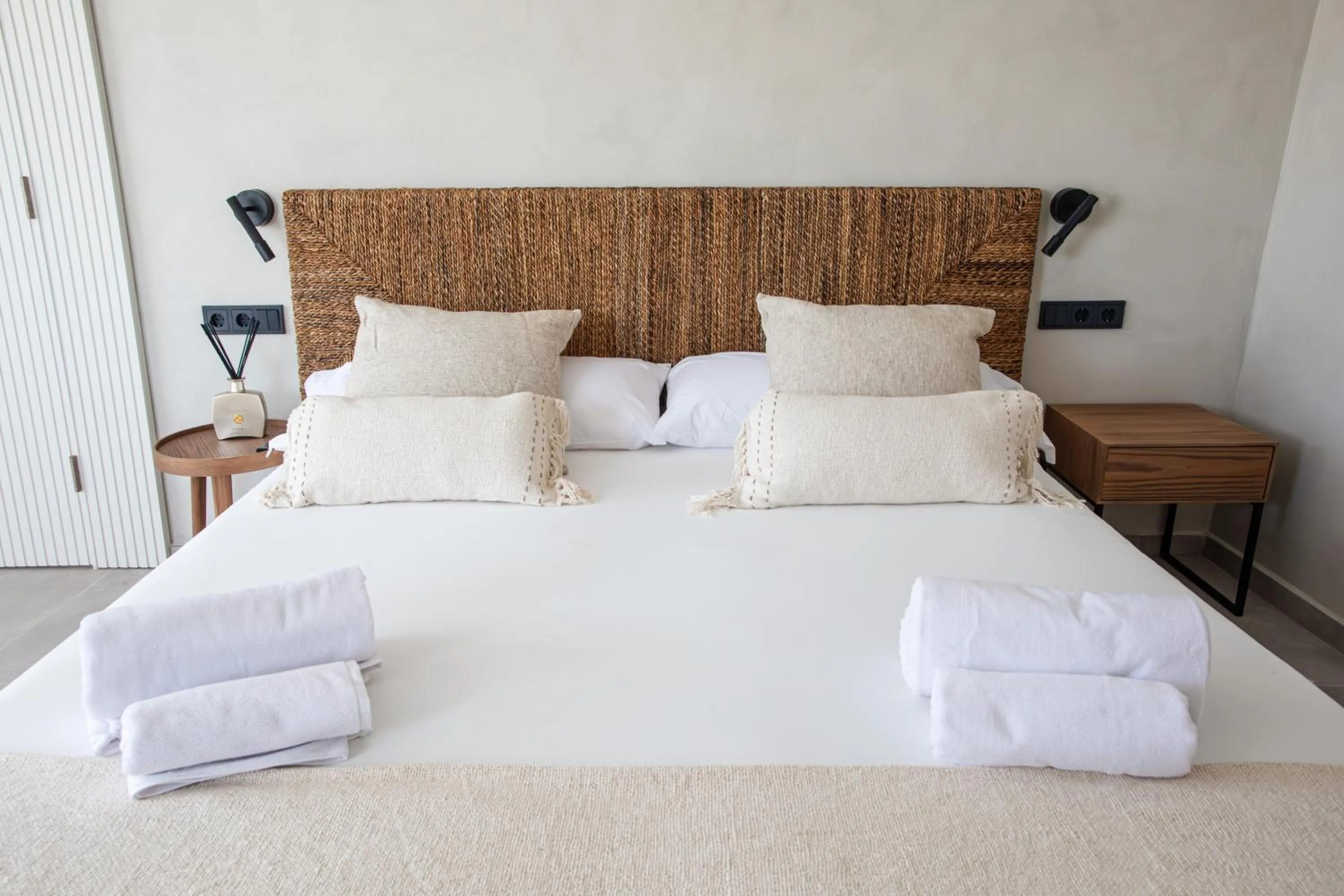 Bed in Boho Suites Formentera