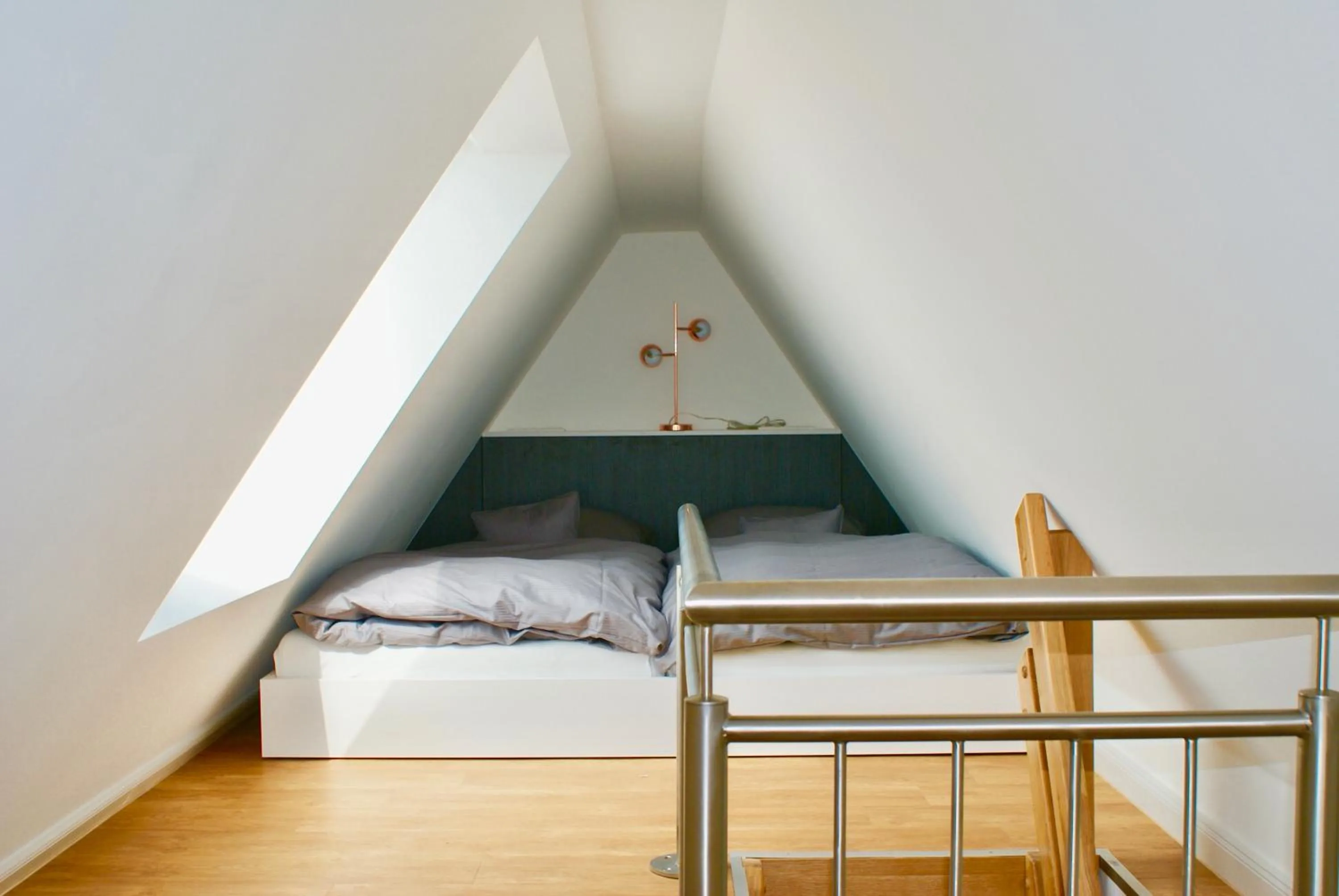 Photo of the whole room, Bed in Deichhotel Rose