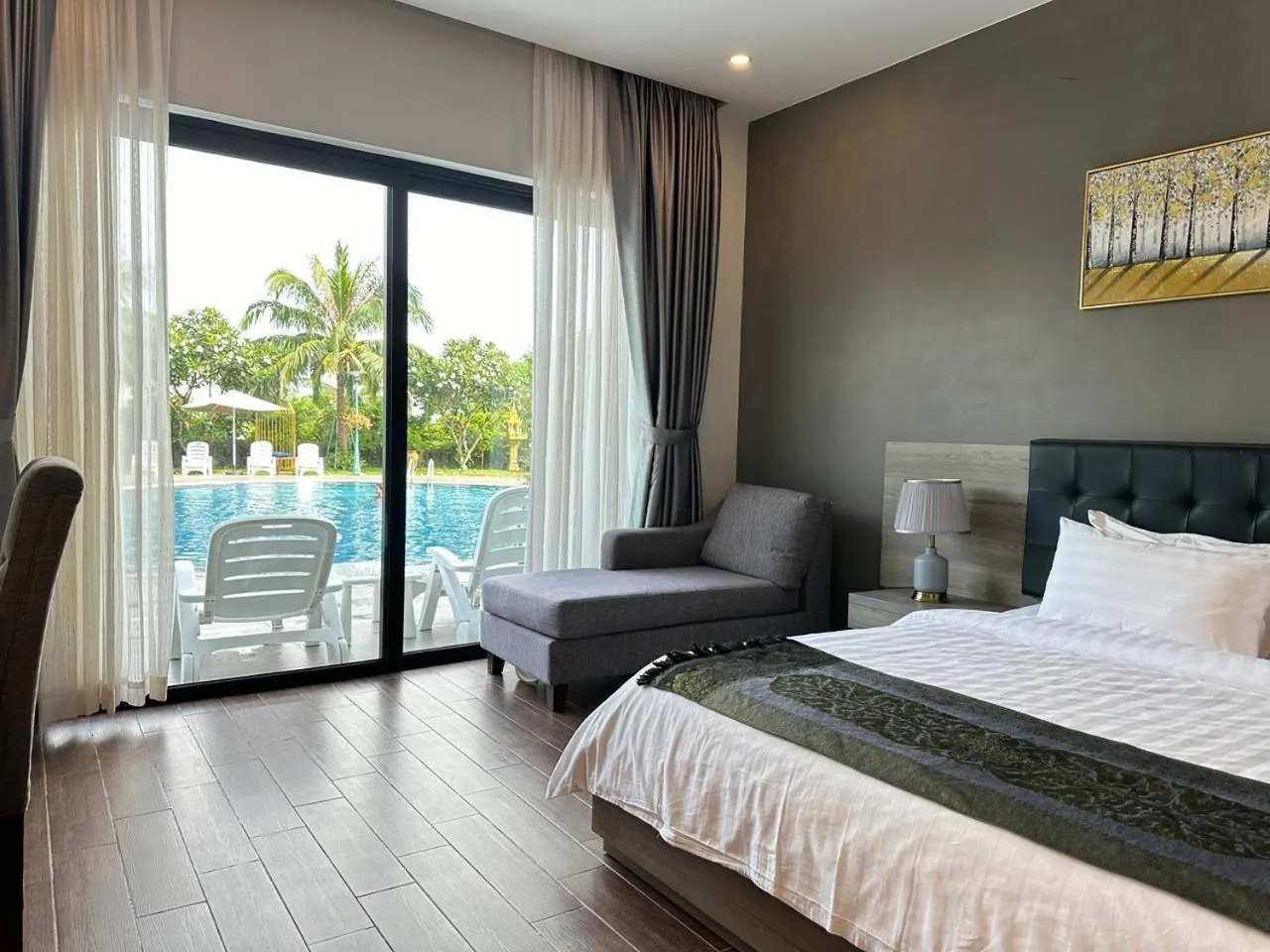 Bed in KEP BAY HOTEL & RESORT