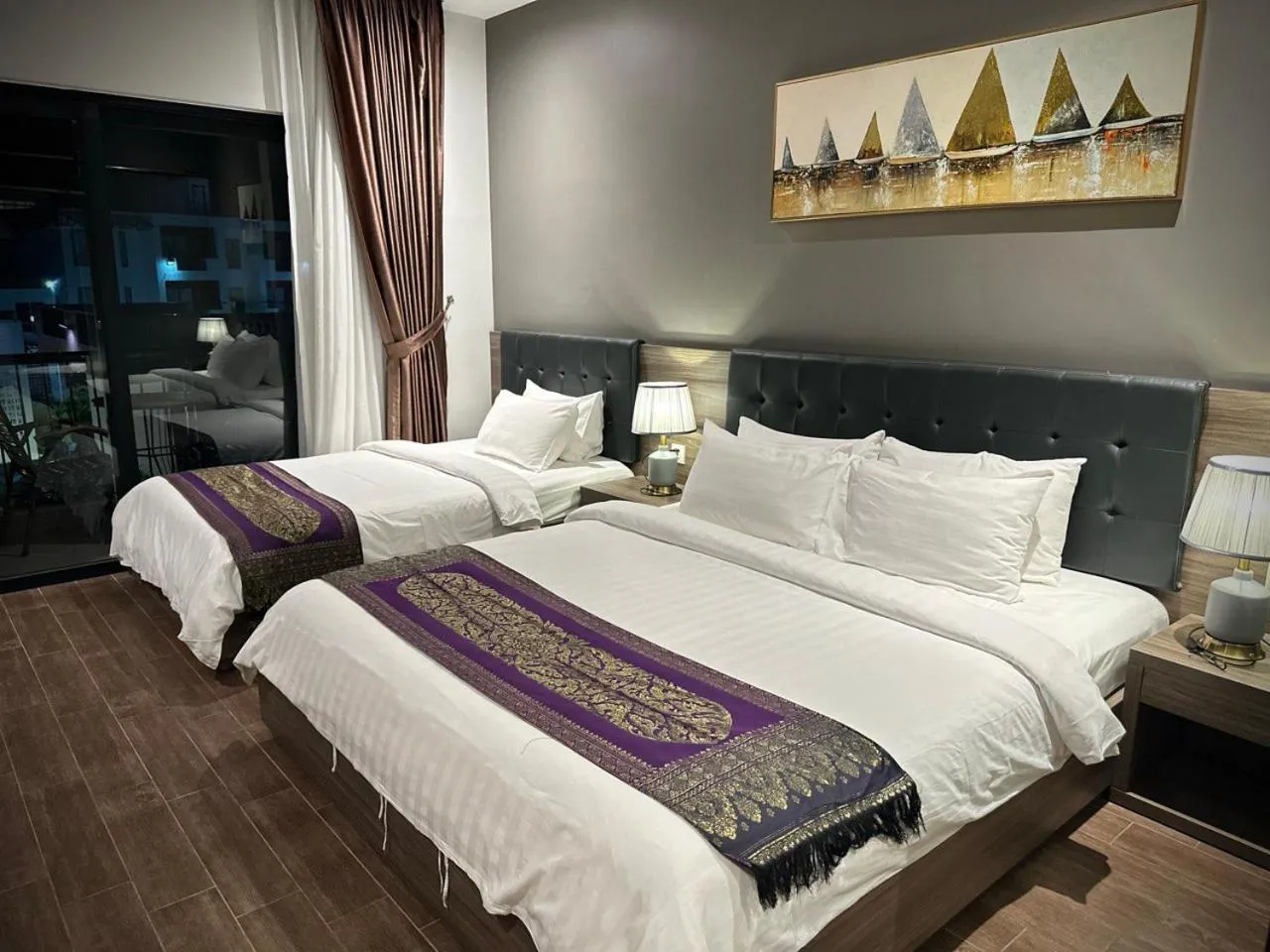 Bed in KEP BAY HOTEL & RESORT