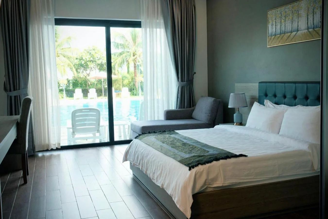 Bed in KEP BAY HOTEL & RESORT