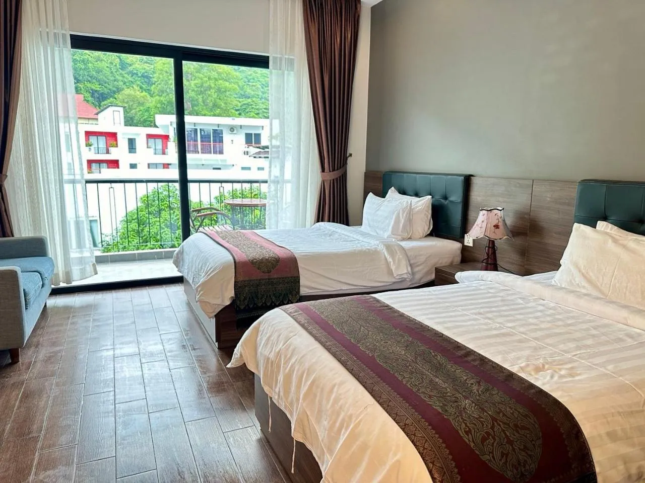 View (from property/room), Bed in KEP BAY HOTEL & RESORT