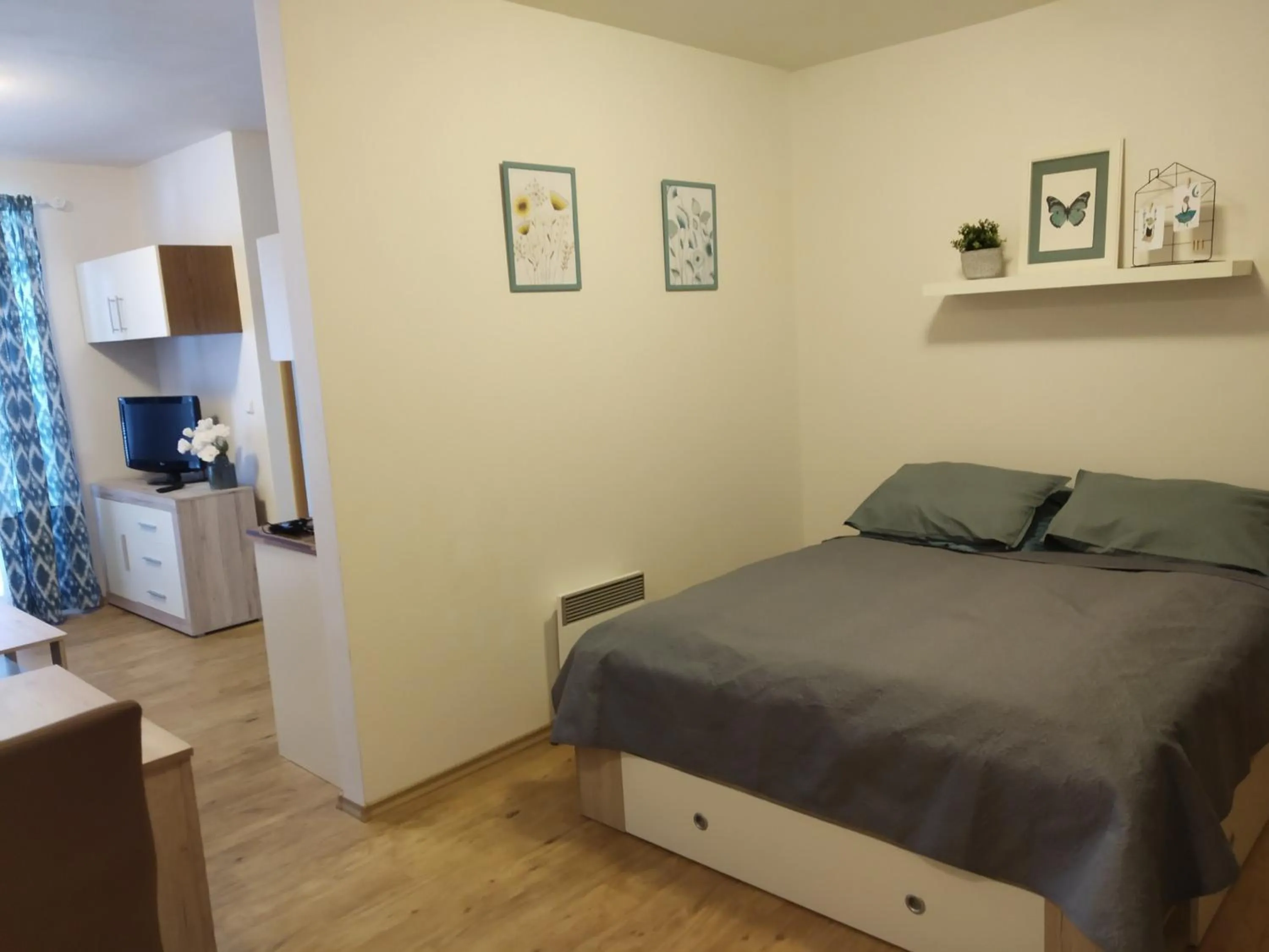 Bed in Apartmán Pohoda Lipno