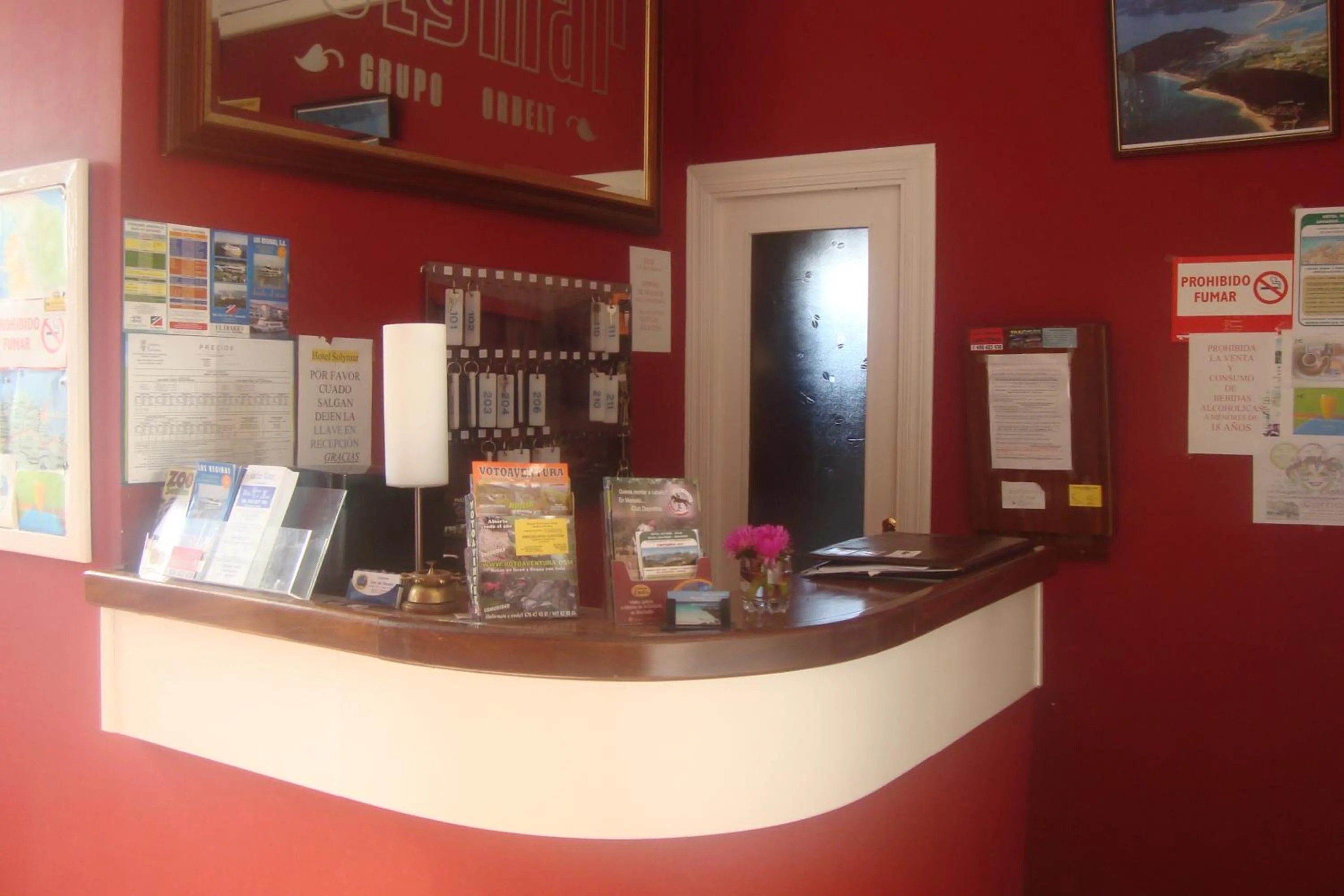 Lobby or reception in Hotel Costa Cántabra