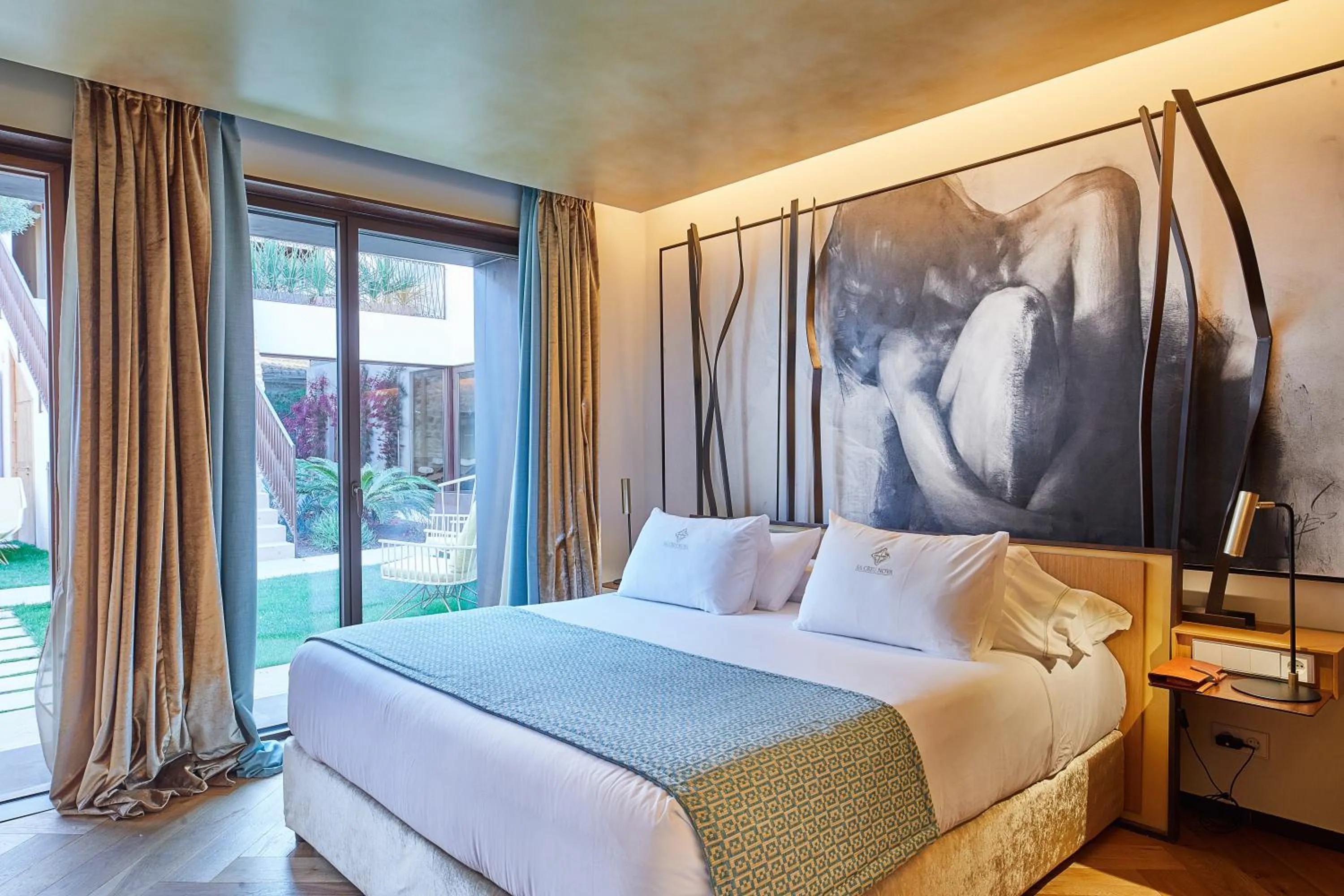 Bedroom, Bed in Sa Creu Nova Petit Palais Art & Spa