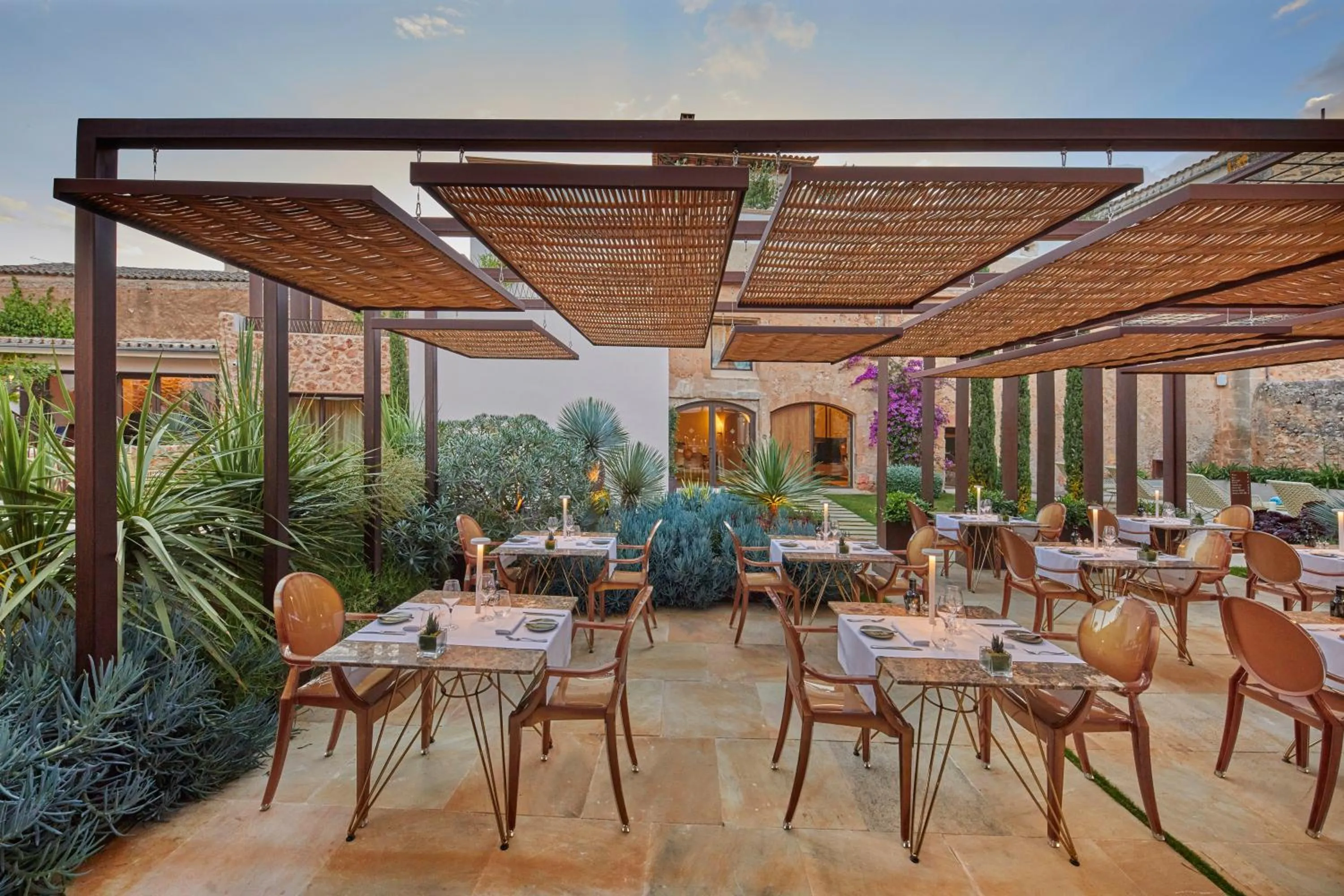 Balcony/Terrace in Sa Creu Nova Petit Palais Art & Spa