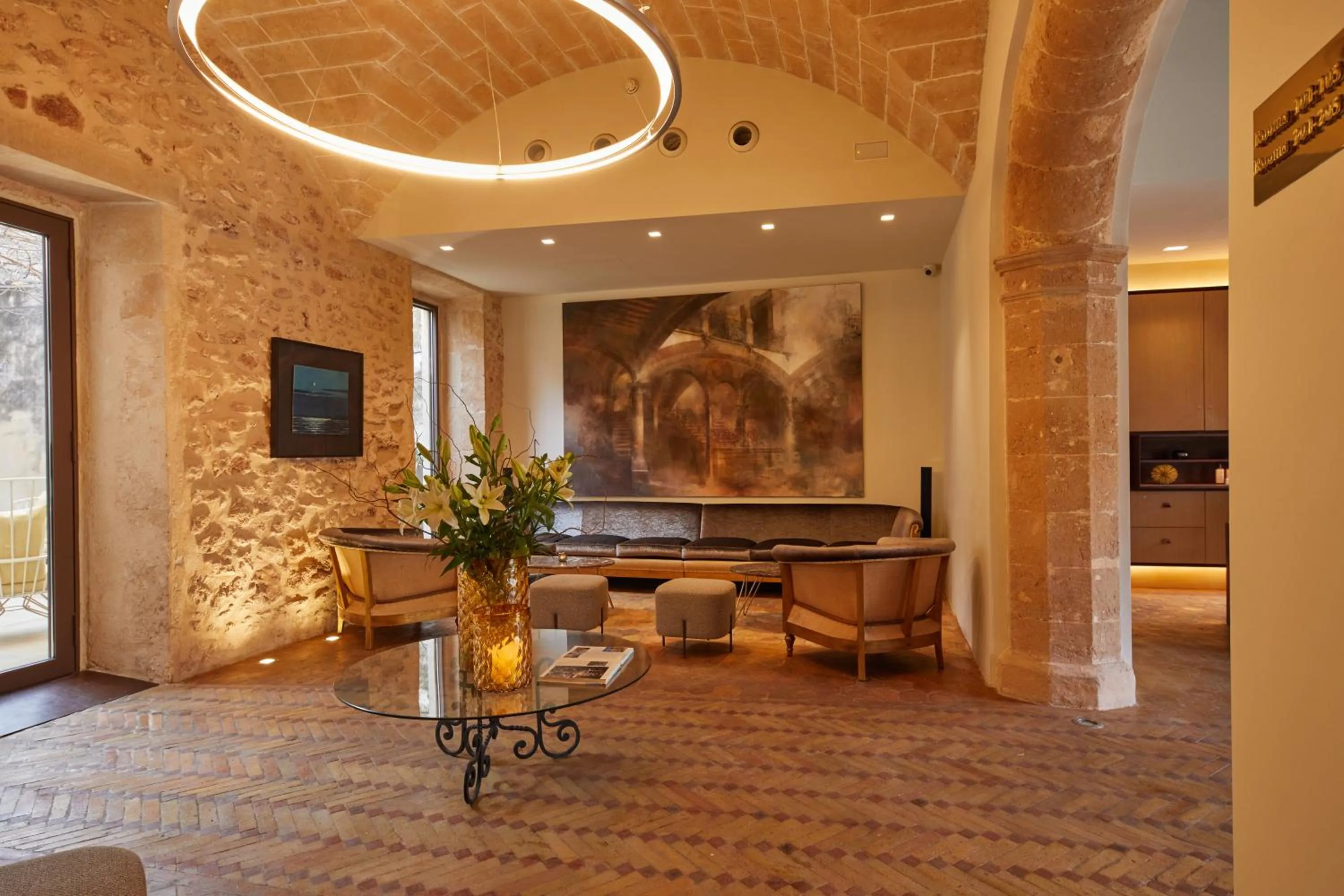 Seating area in Sa Creu Nova Petit Palais Art & Spa