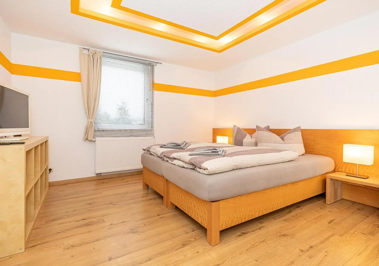 Bed in Pension Molsdorf