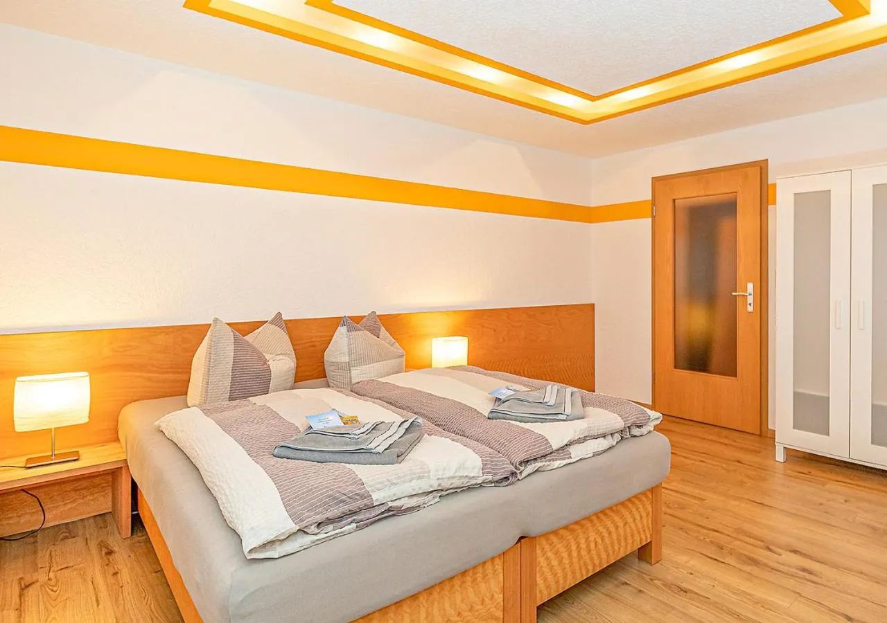 Bed in Pension Molsdorf