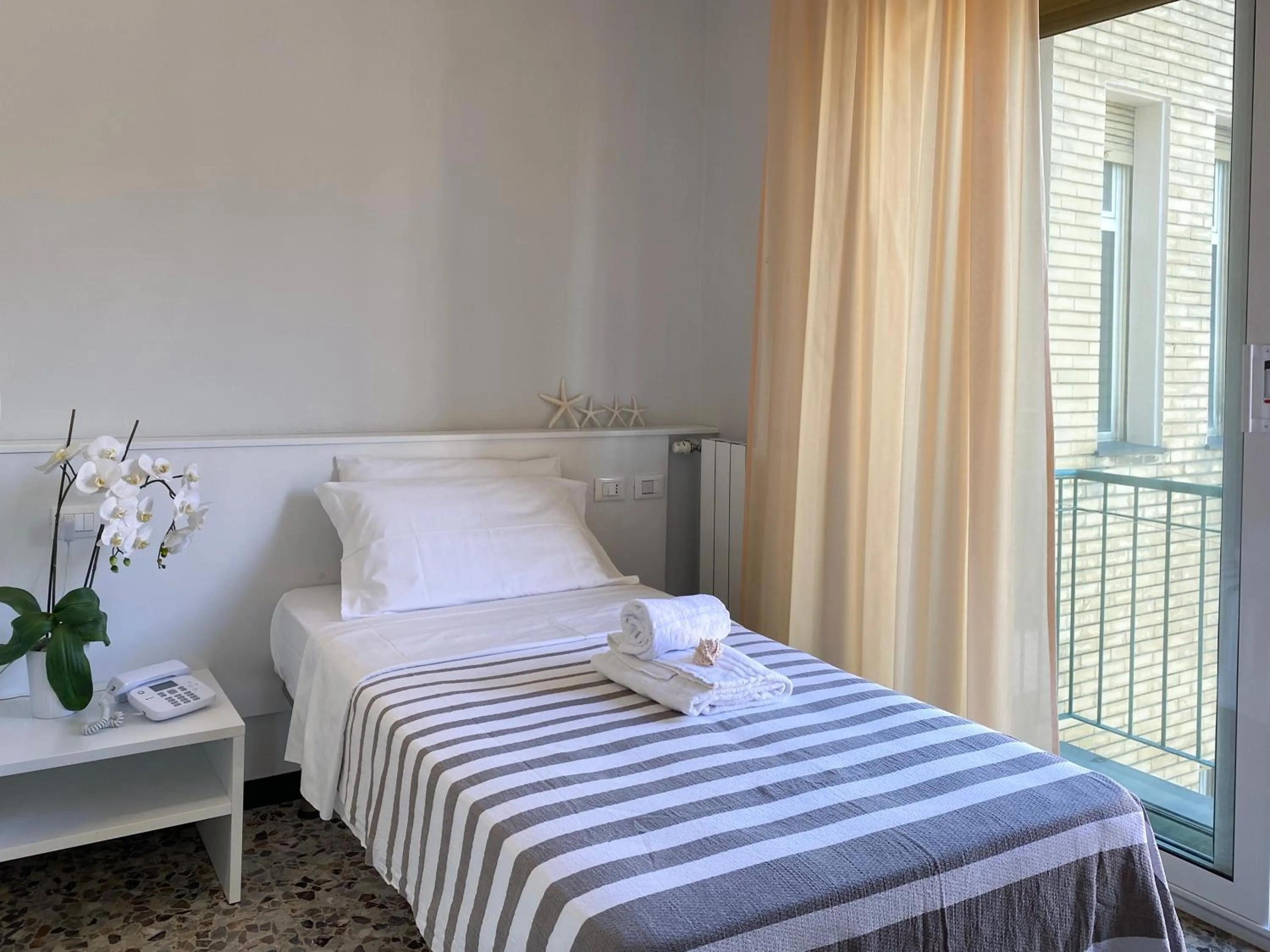 Bed in Hotel Villa Paolina