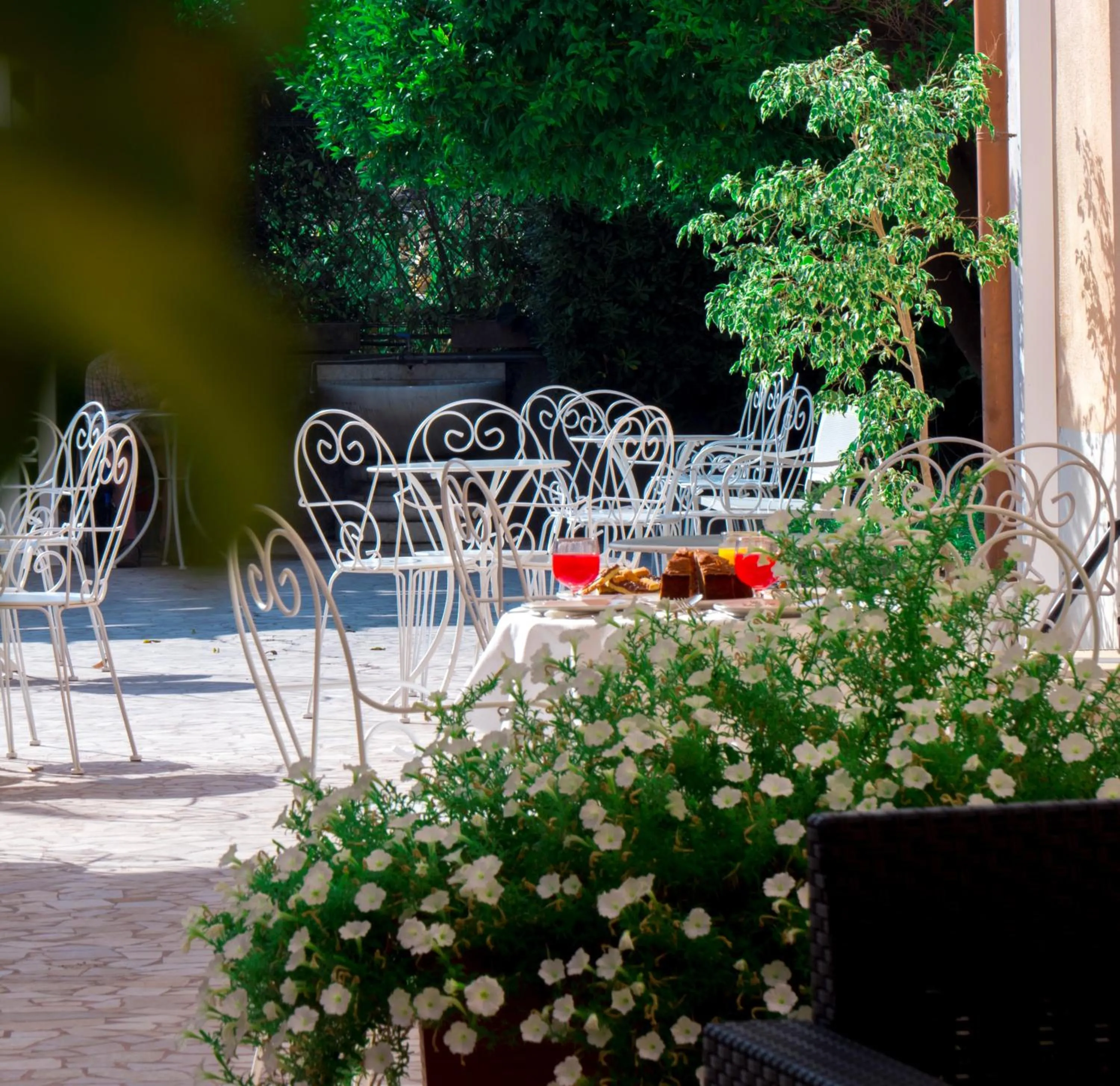 Patio in Hotel Villa Paolina
