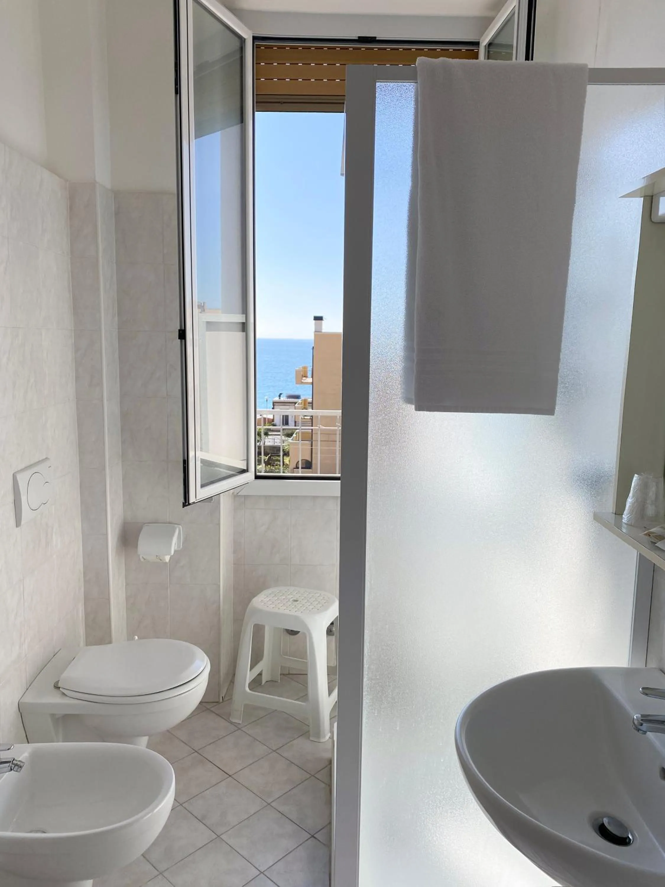 Shower in Hotel Villa Paolina