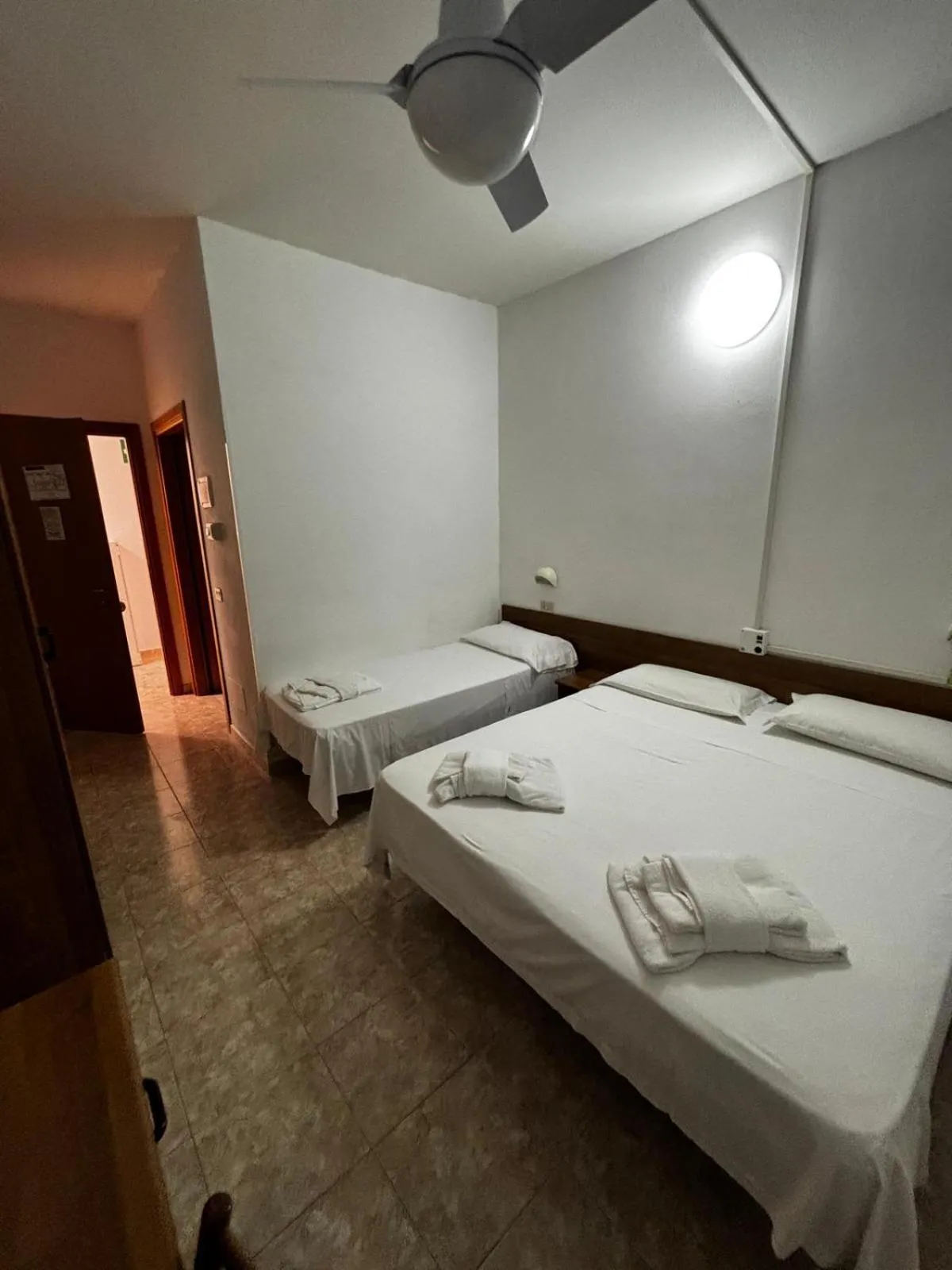 Bed in Hotel Villa Paolina