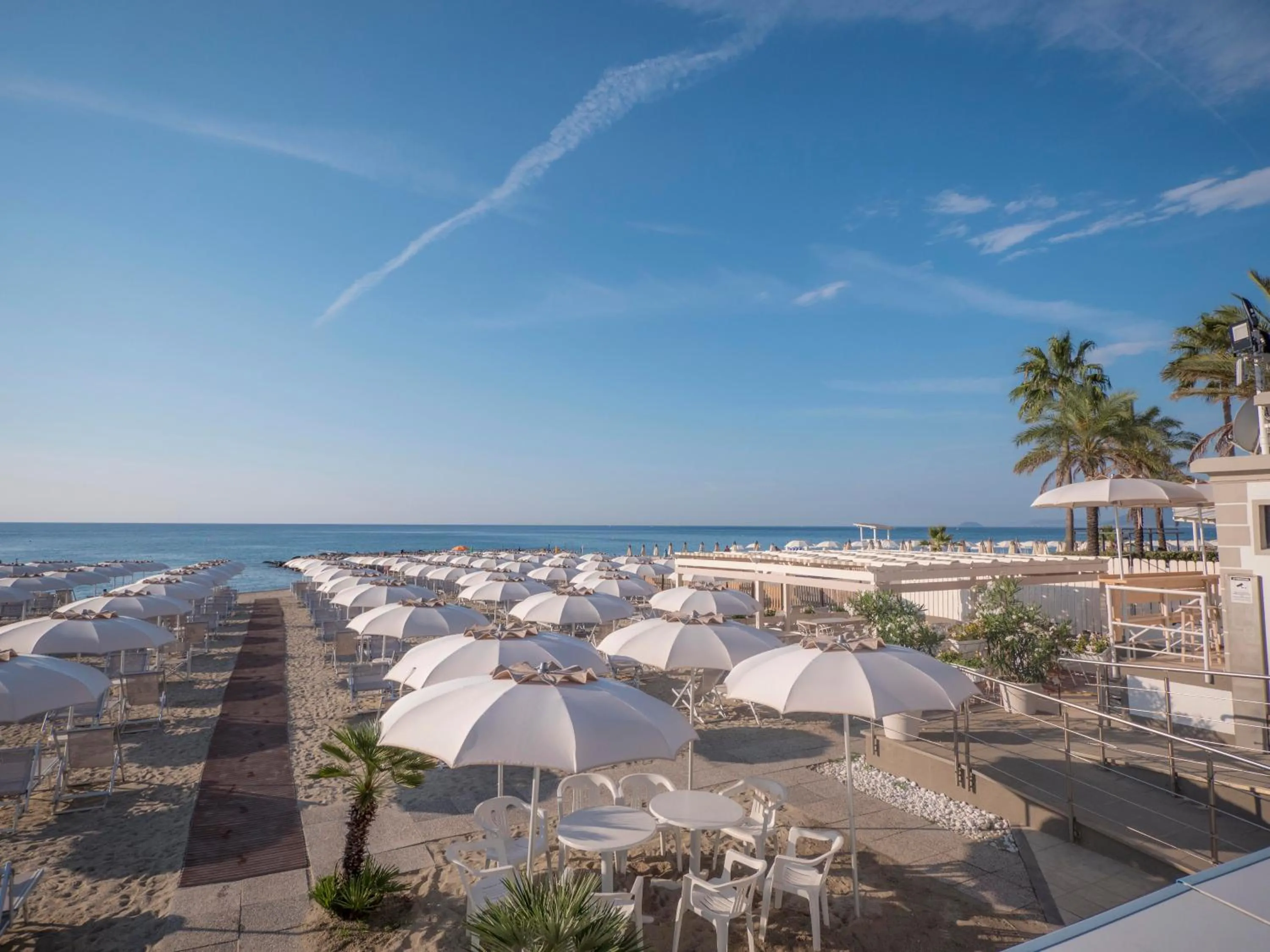 Beach in Hotel Villa Paolina