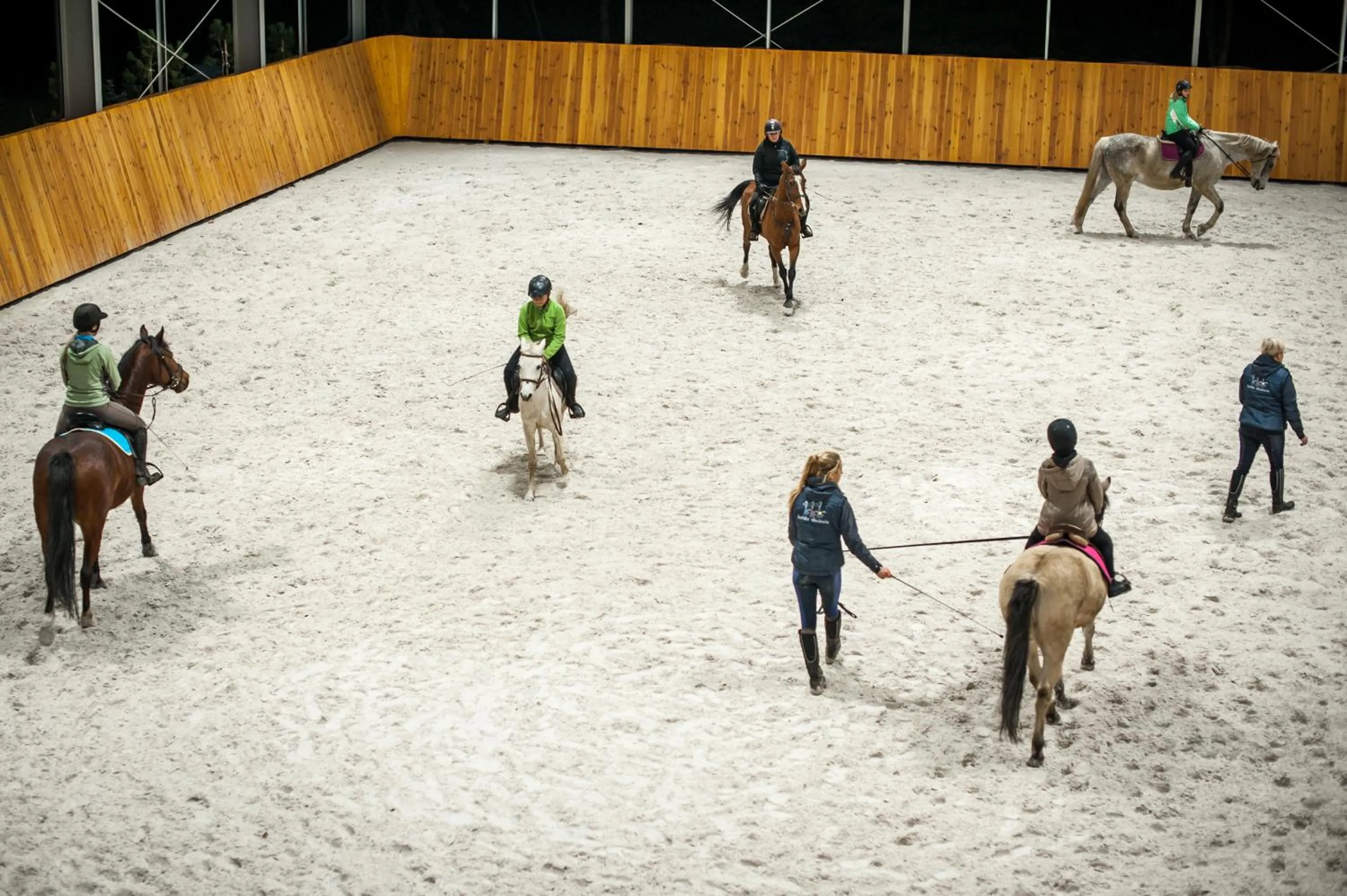 Horse-riding in Akademia Kuraszków