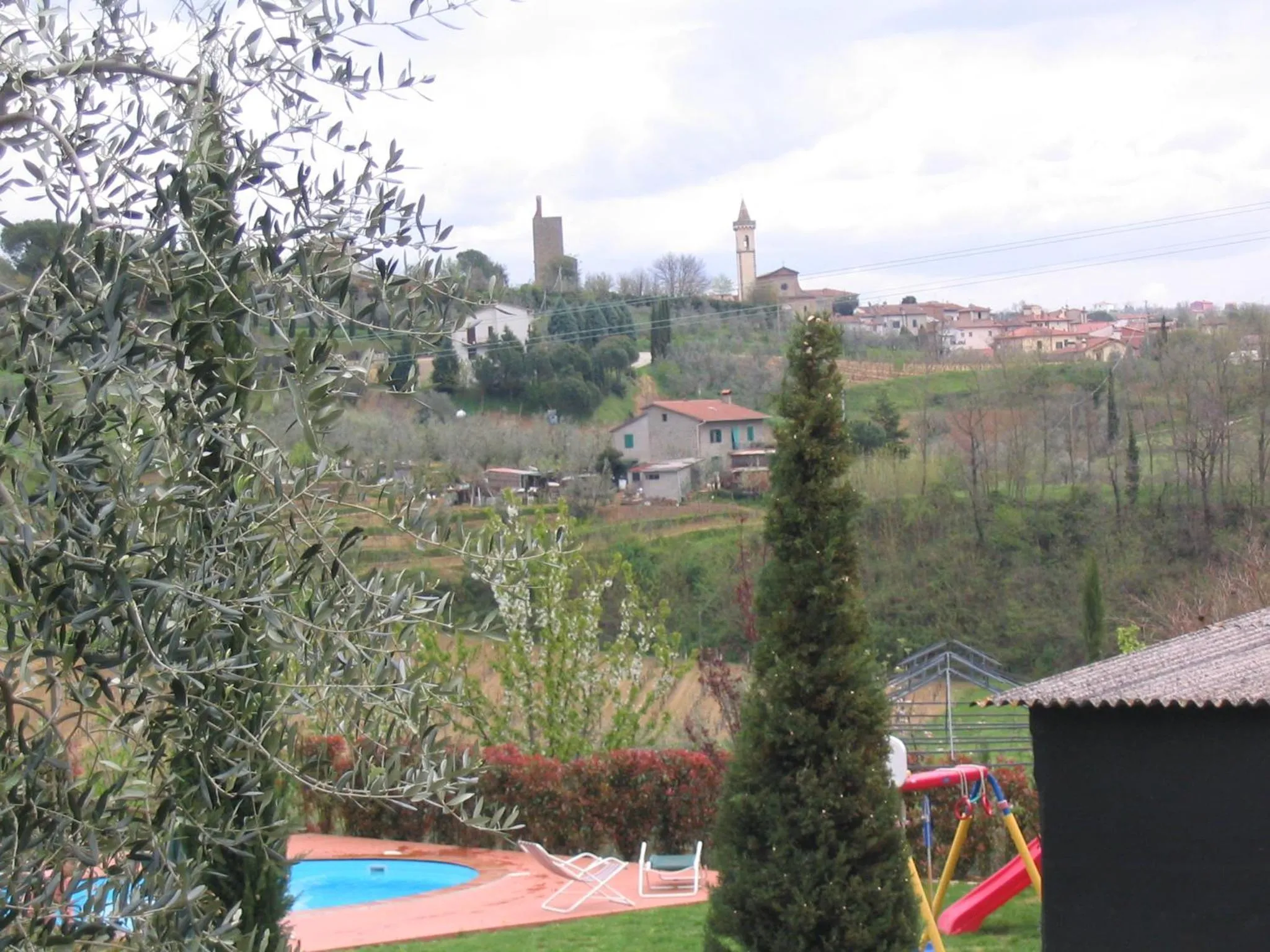 Pool view in Agriturismo Il Piastrino