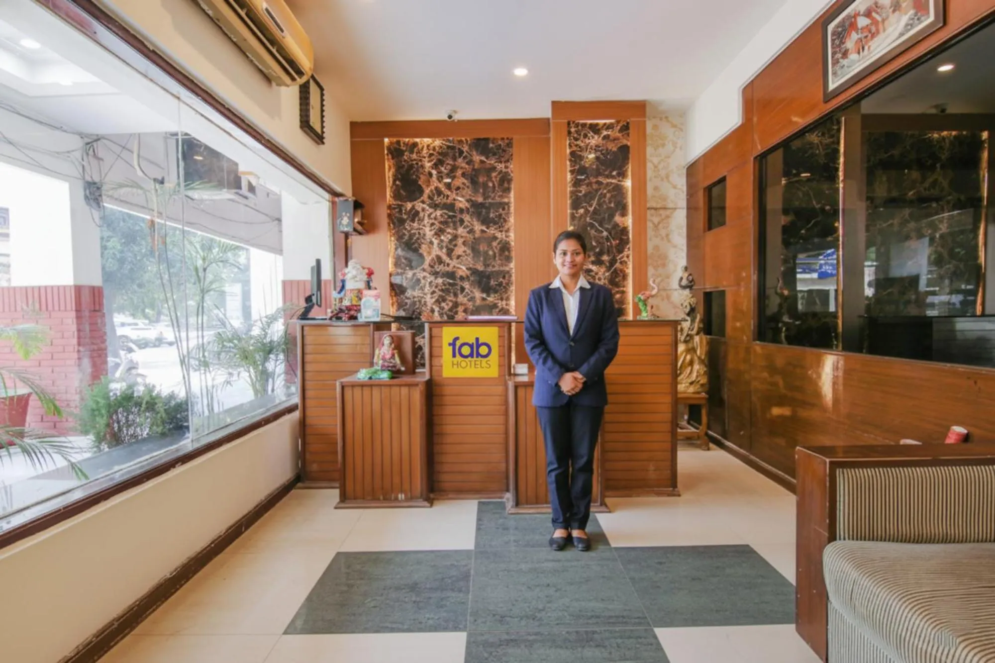 Lobby or reception in FabHotel Town Pride