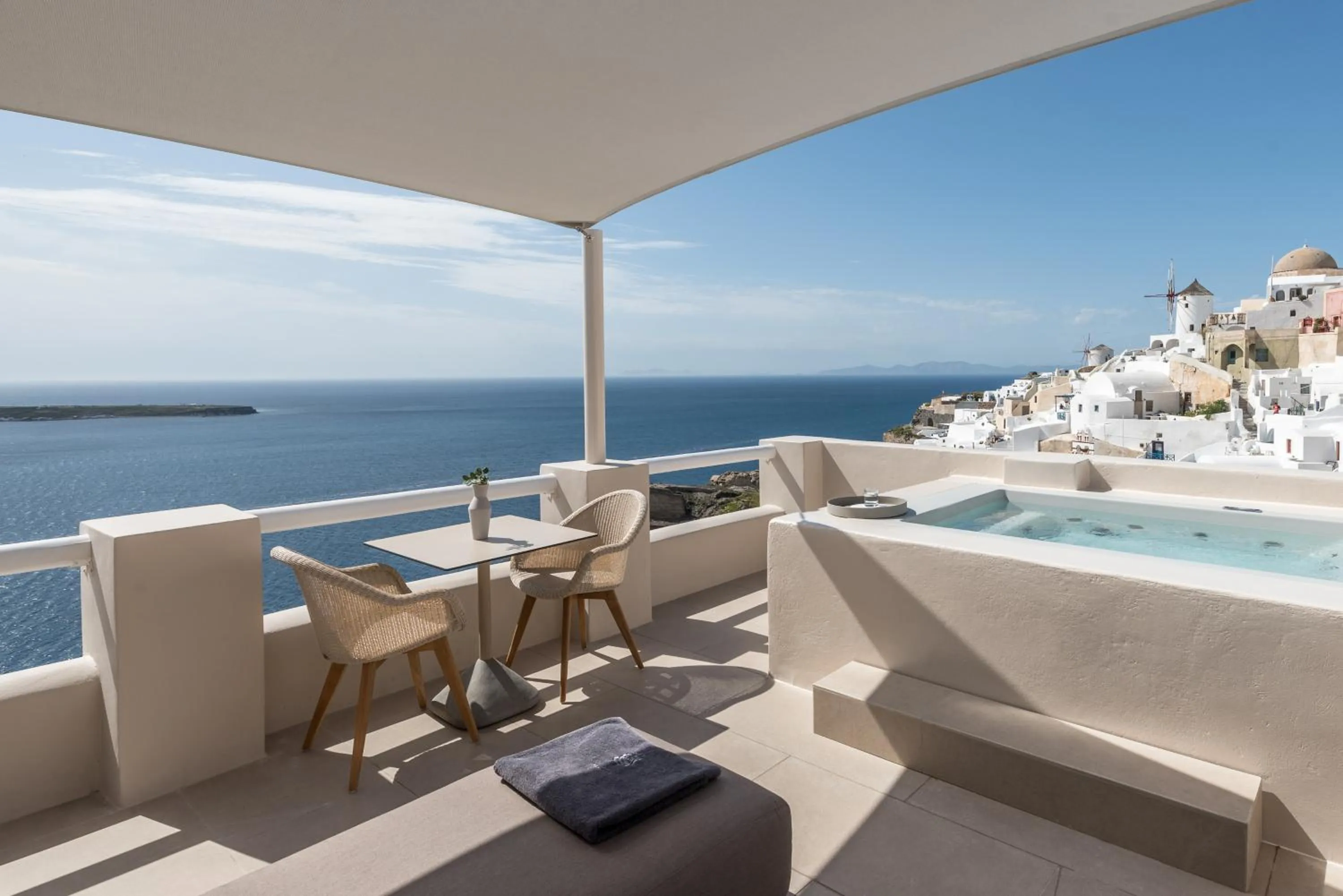 Balcony/Terrace in Art Maisons Oia Castle