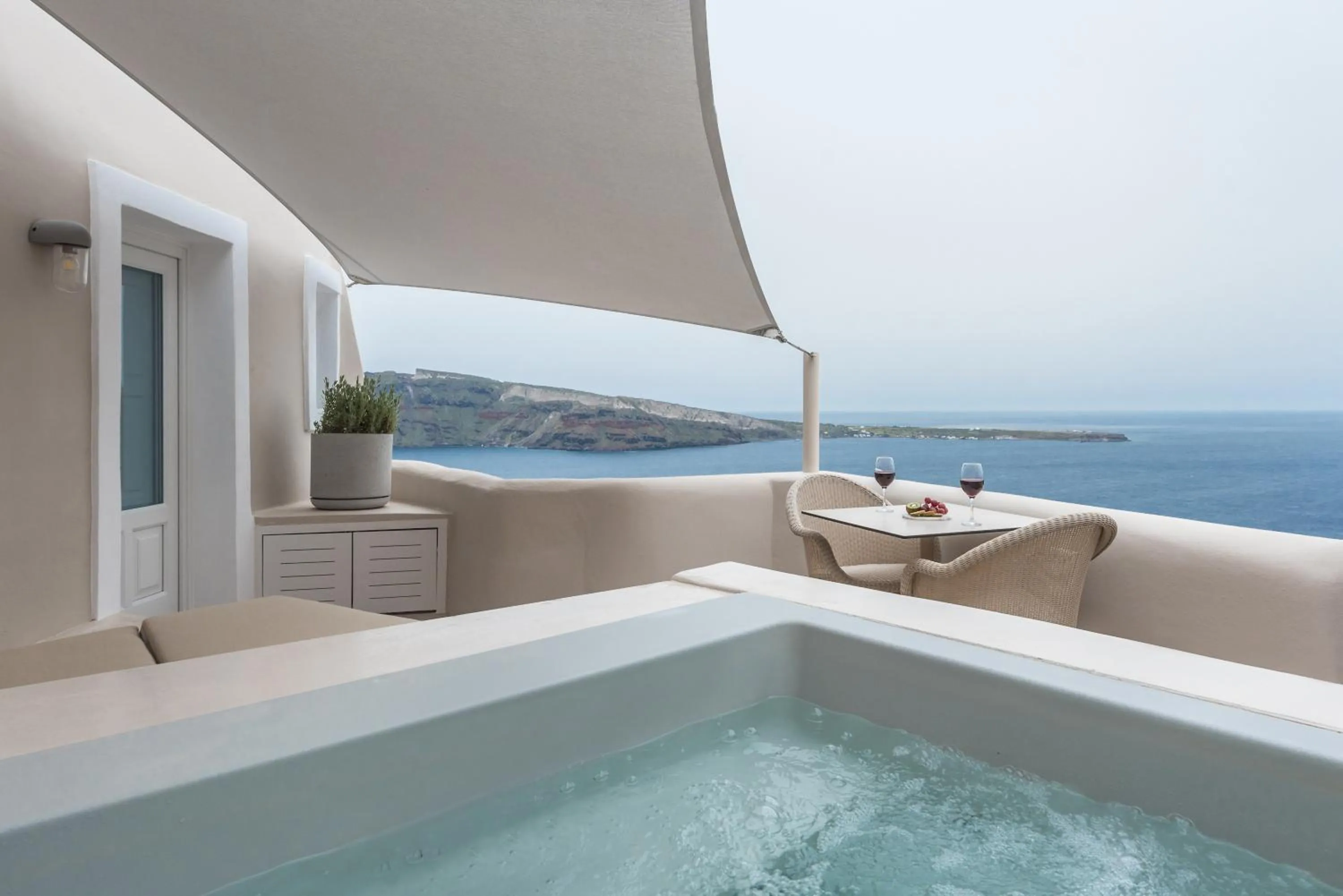 Balcony/Terrace in Art Maisons Oia Castle