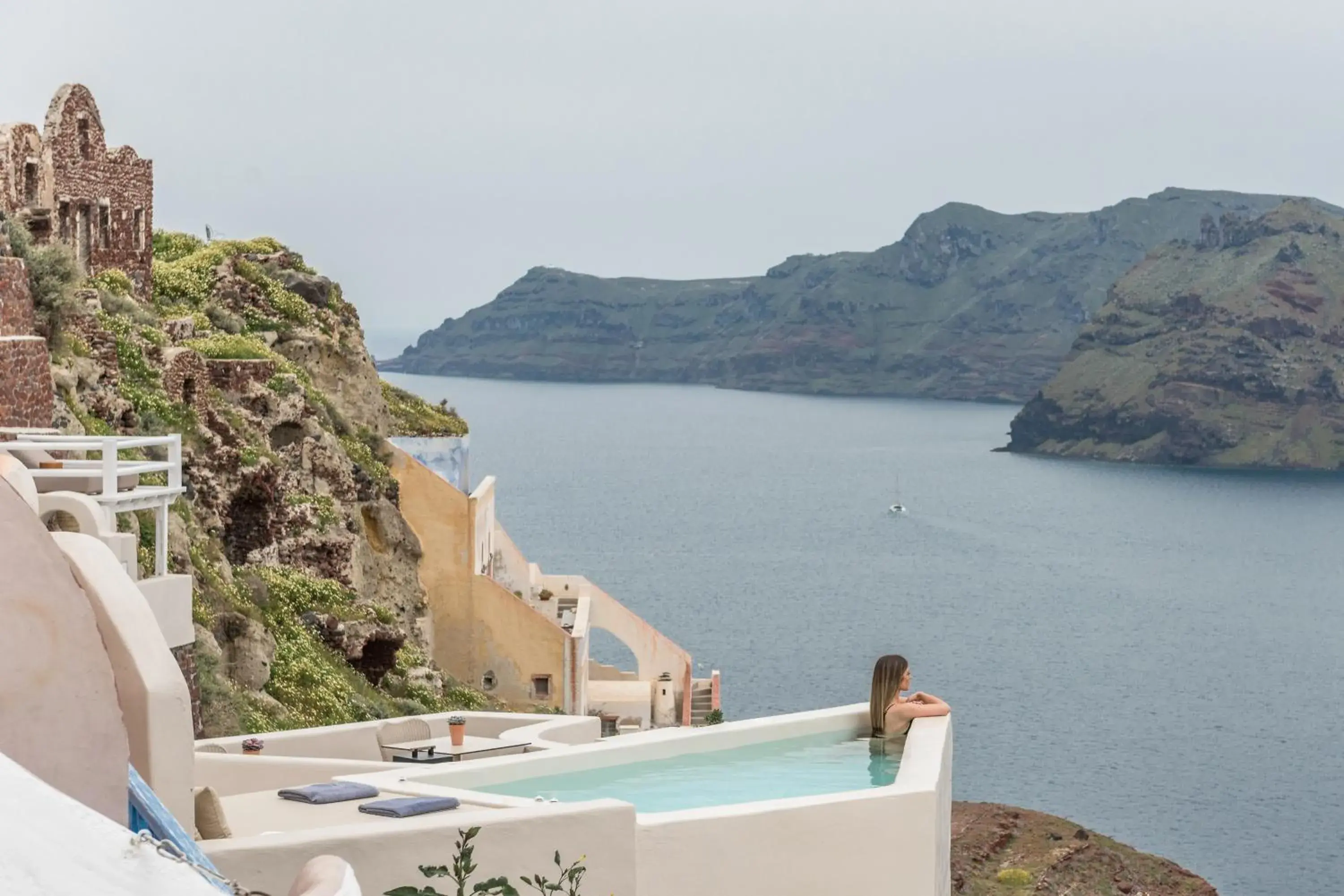Suite with Plunge Pool-Caldera Sunset View in Art Maisons Oia Castle Suite with Plunge Pool-Caldera Sunset View in Art Maisons Oia Castle