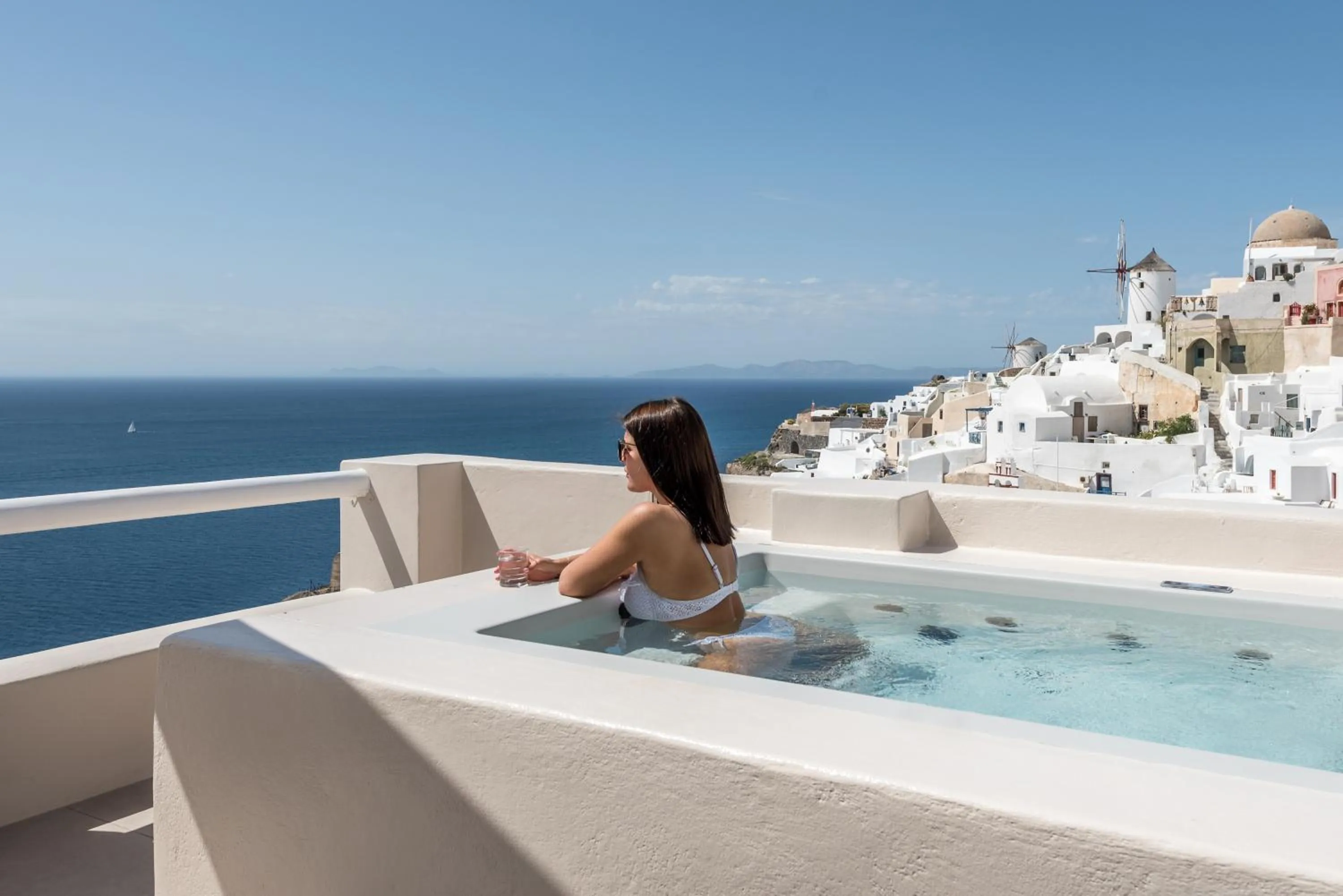 Balcony/Terrace in Art Maisons Oia Castle