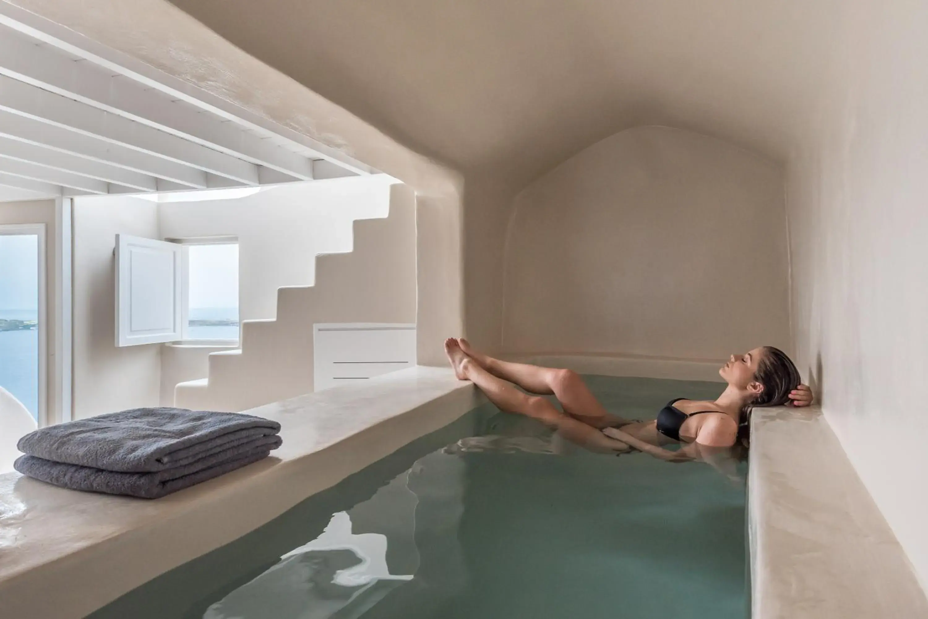 Deluxe Pool Villa with Caldera & Direct Sunset Views in Art Maisons Oia Castle Deluxe Pool Villa with Caldera & Direct Sunset Views in Art Maisons Oia Castle