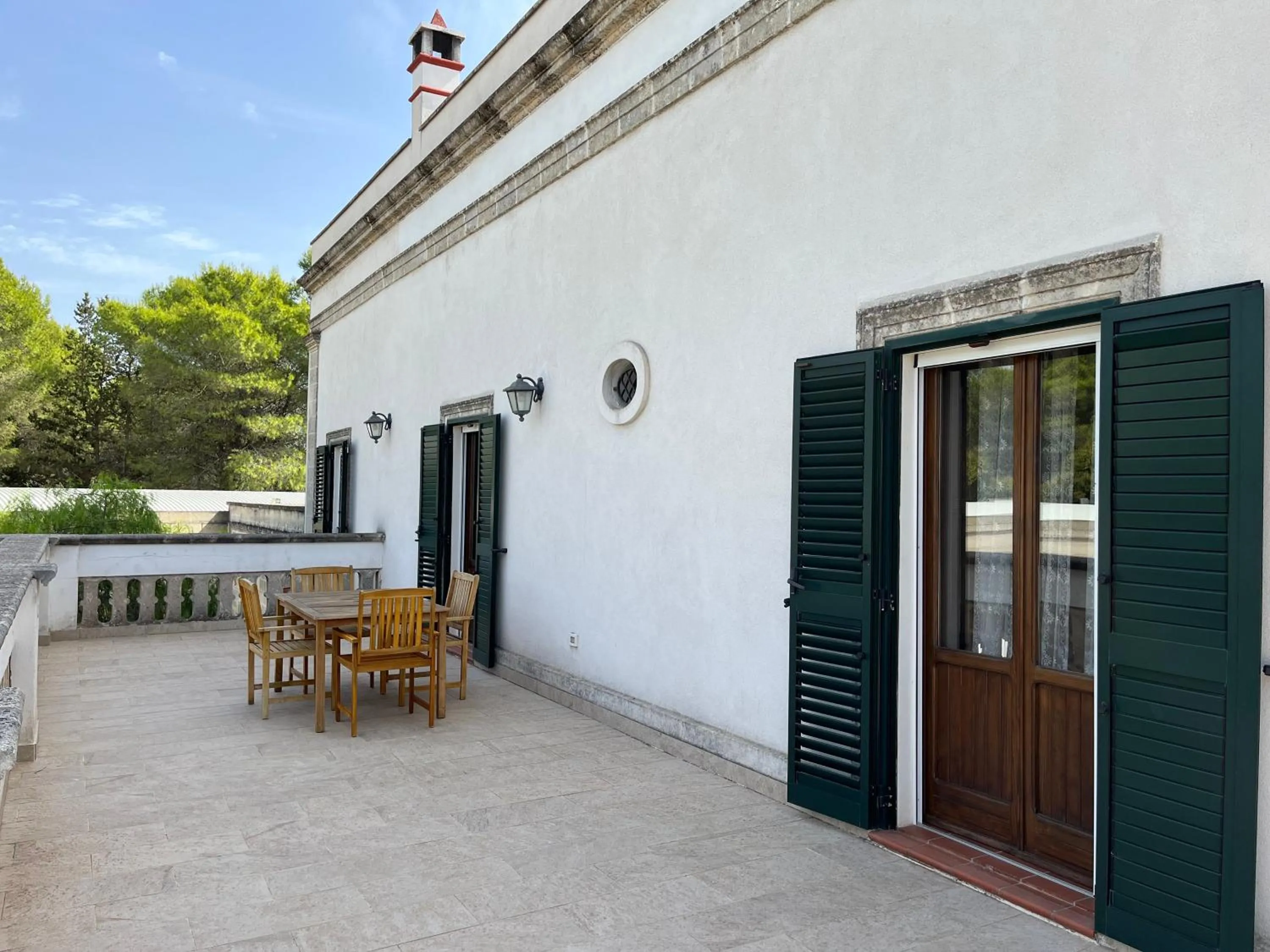 Balcony/Terrace in Masseria La Camardia