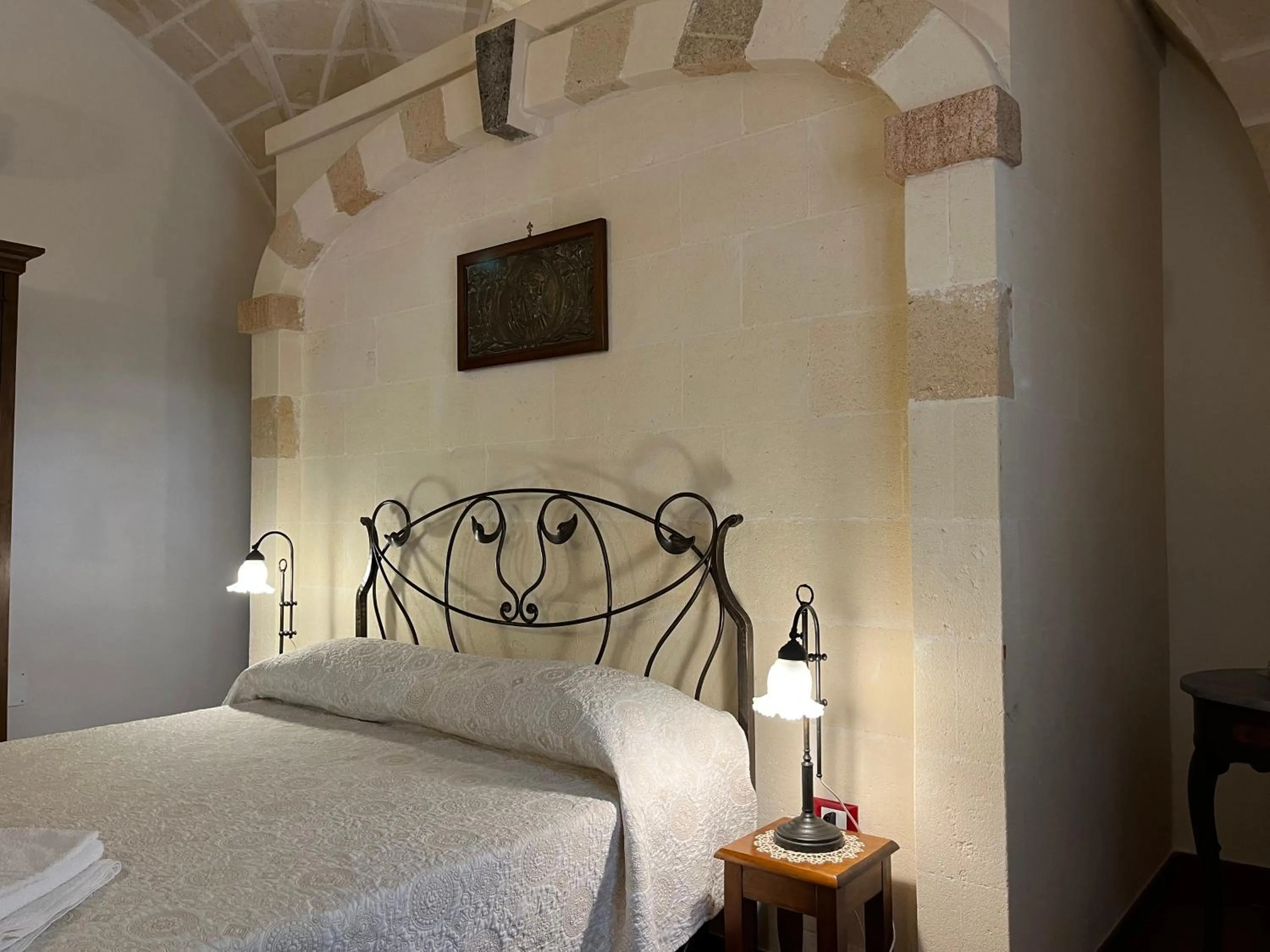 Bedroom, Bed in Masseria La Camardia