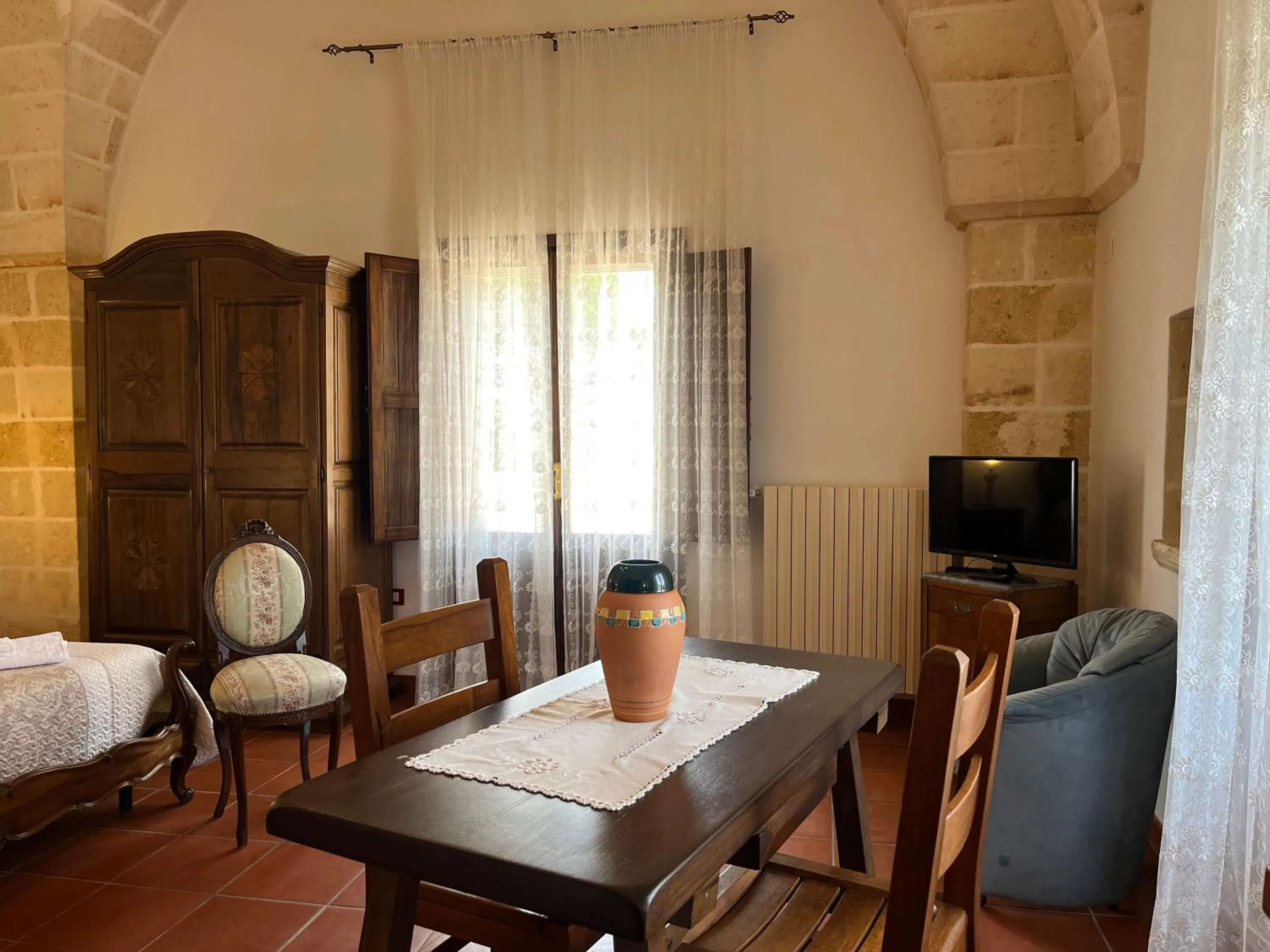 Bedroom, Bed in Masseria La Camardia