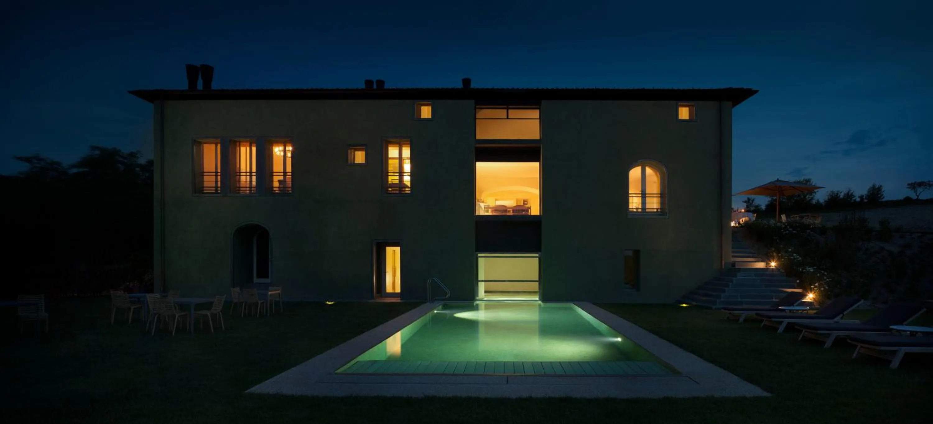 Pool view in Locanda La Raia