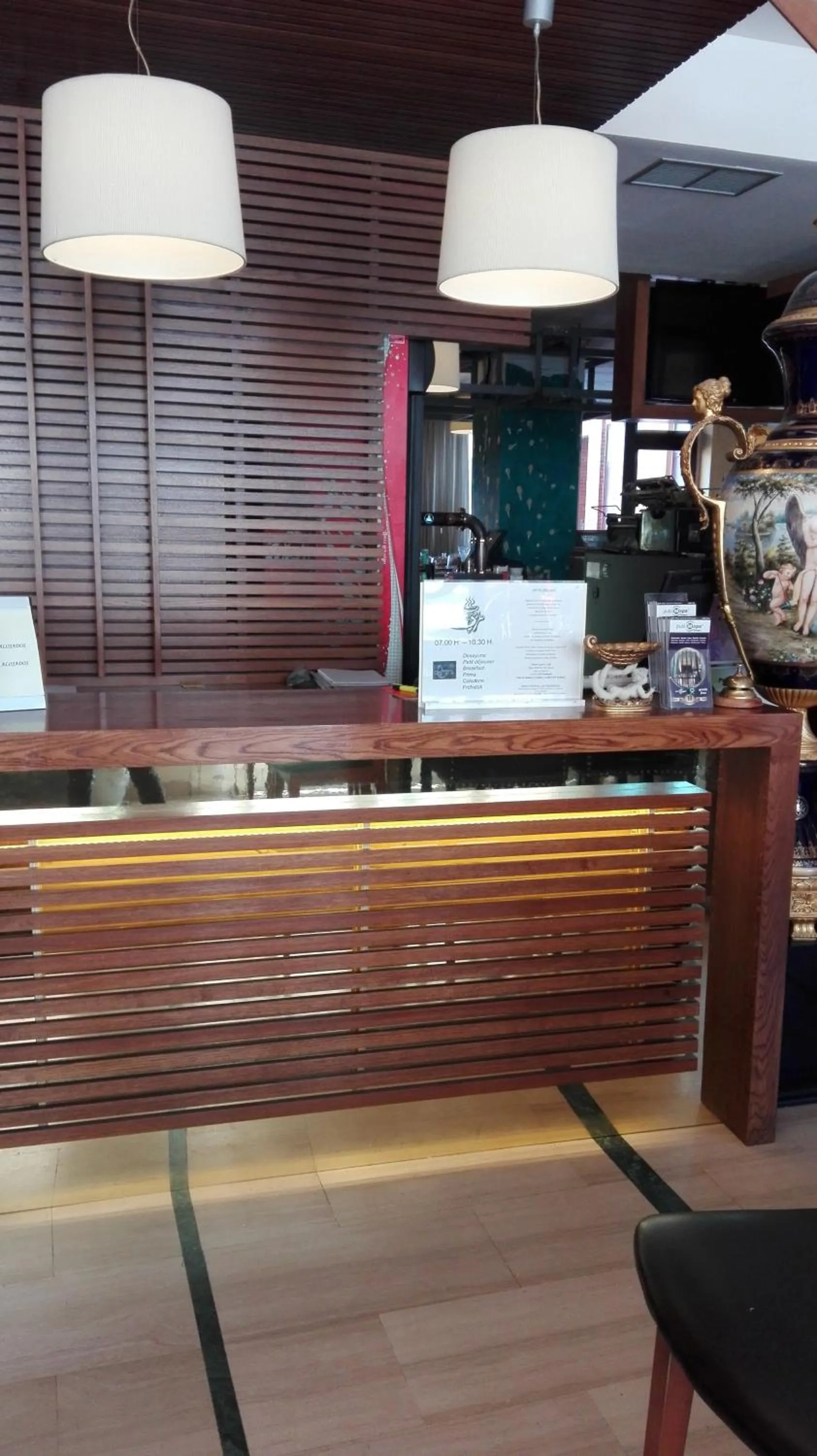 Lobby or reception in Hotel Confort BRASEROS