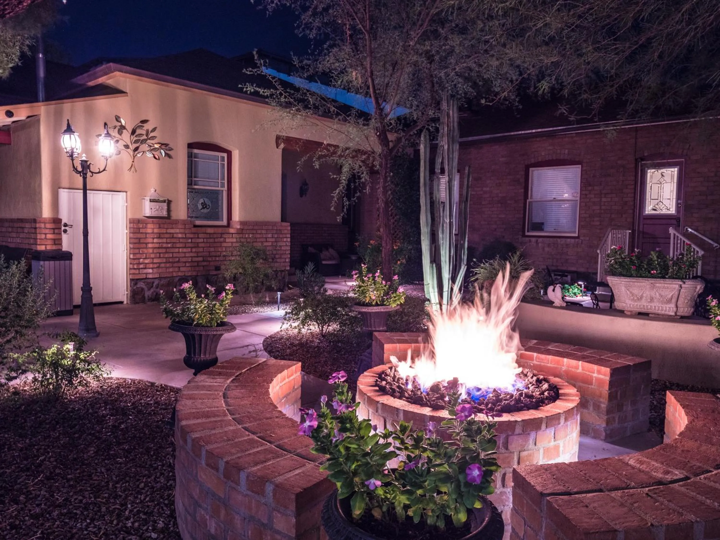 Patio in El Amador Inn Downtown Tucson