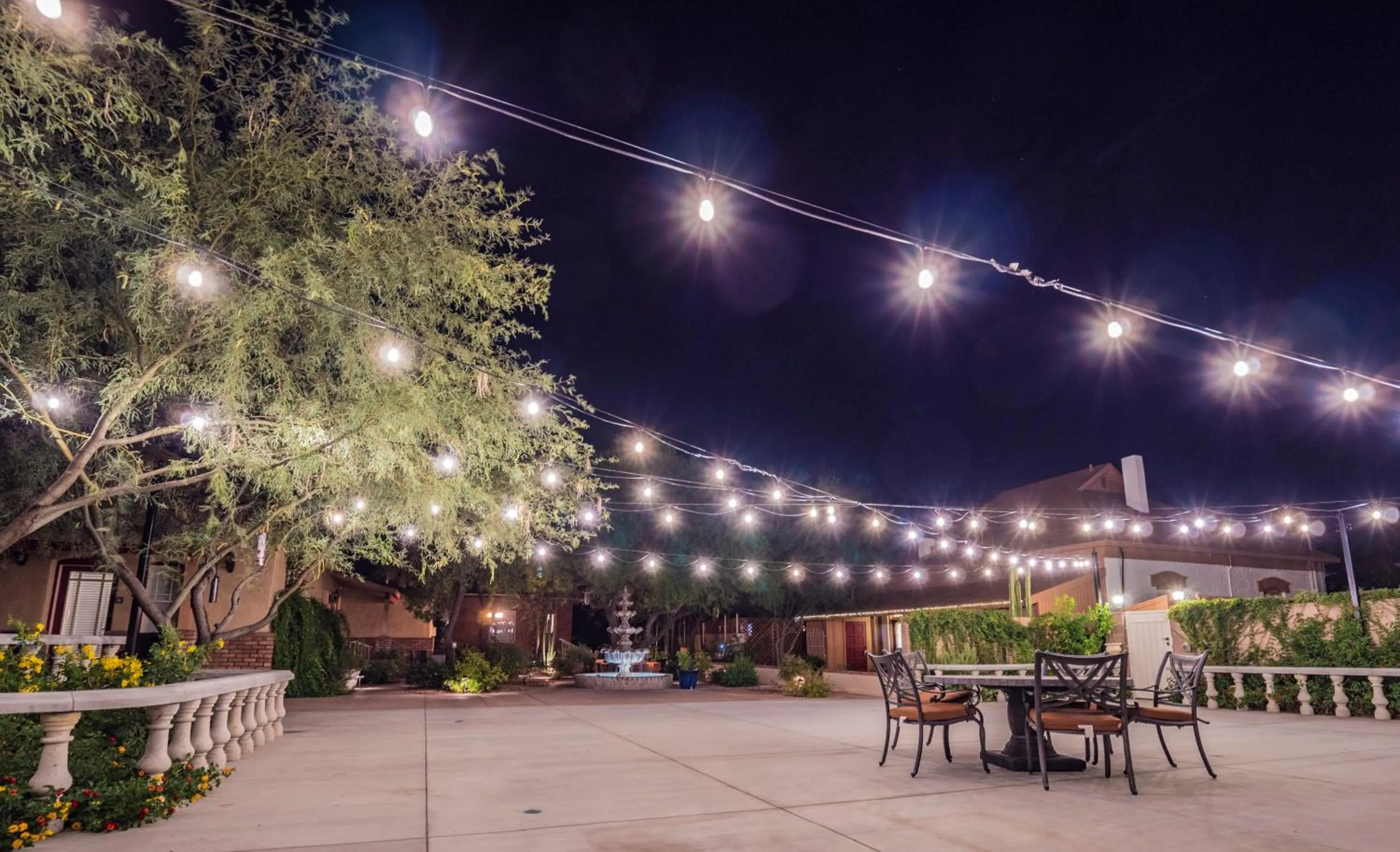 Patio in El Amador Inn Downtown Tucson