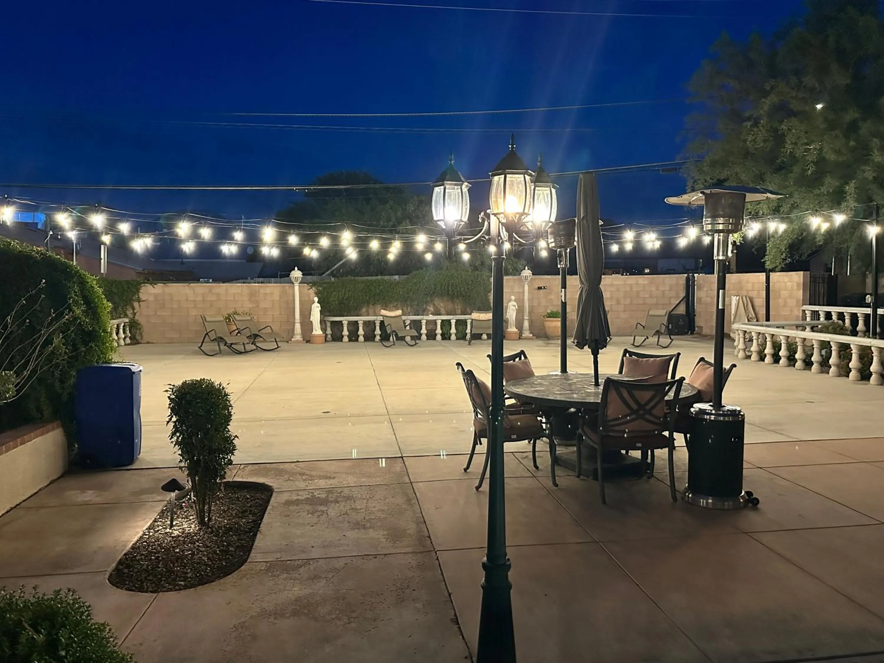 Garden view in El Amador Inn Downtown Tucson