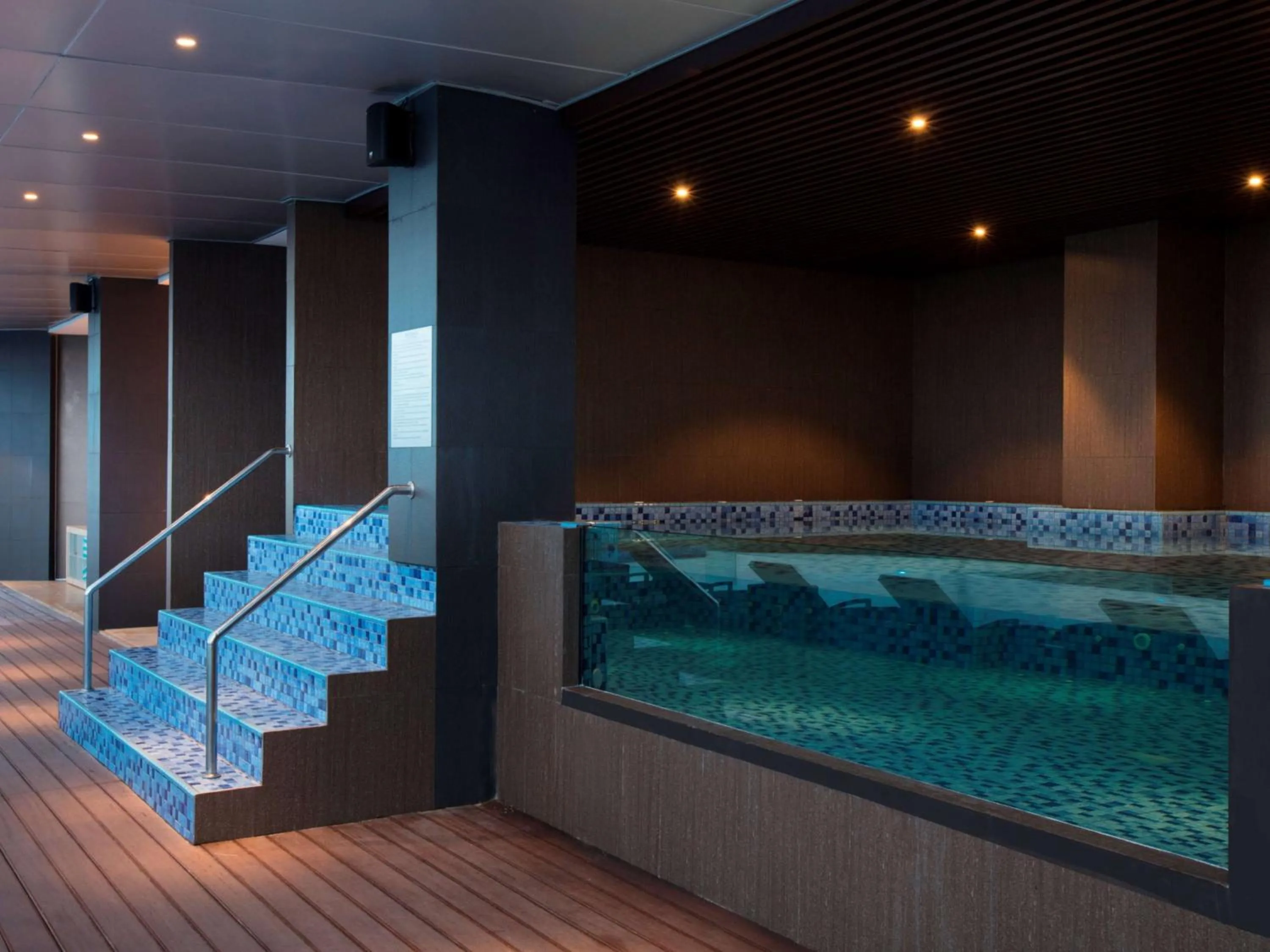 Pool view in Wyndham Panbil Batam