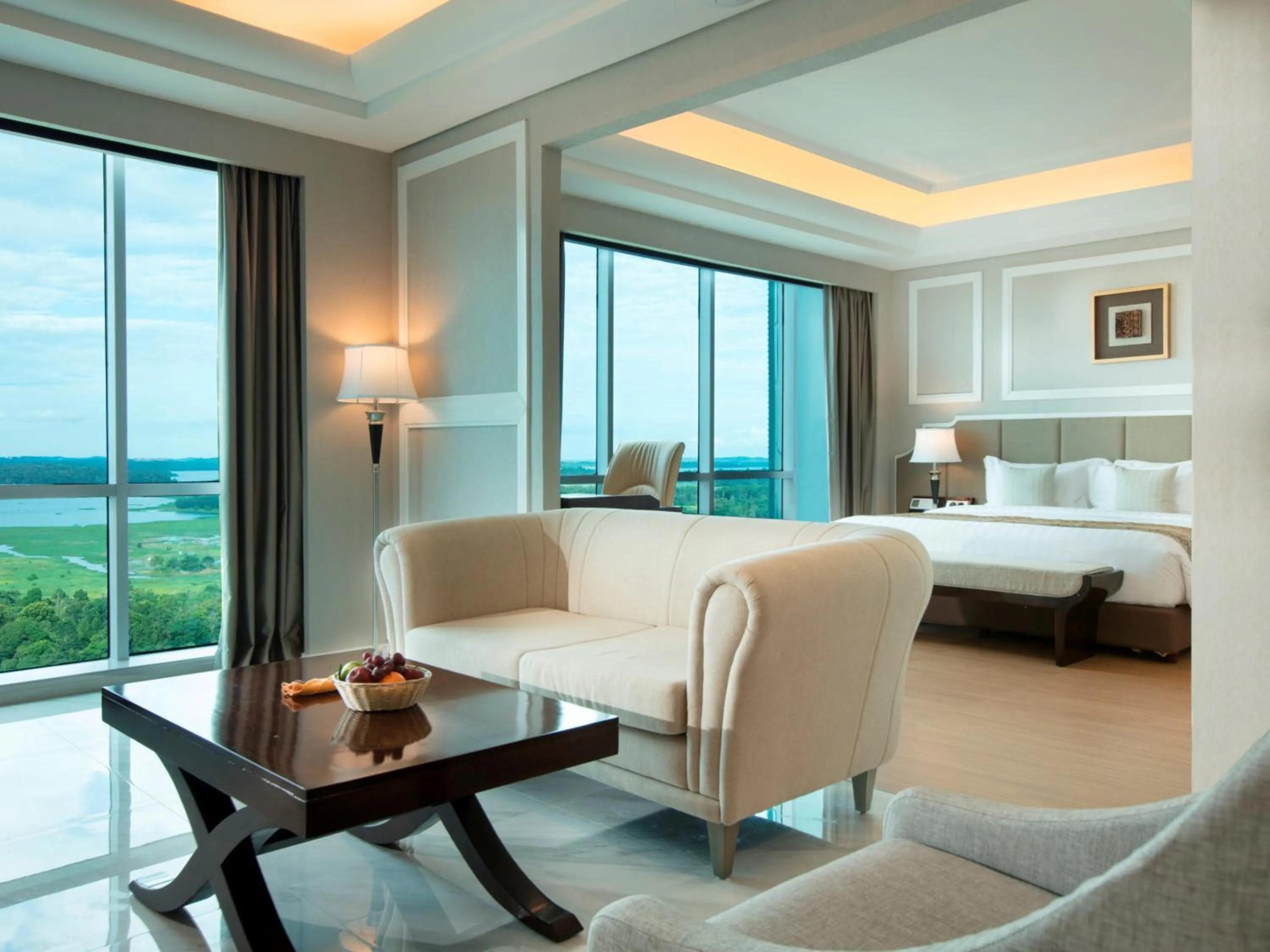 Bed in Wyndham Panbil Batam