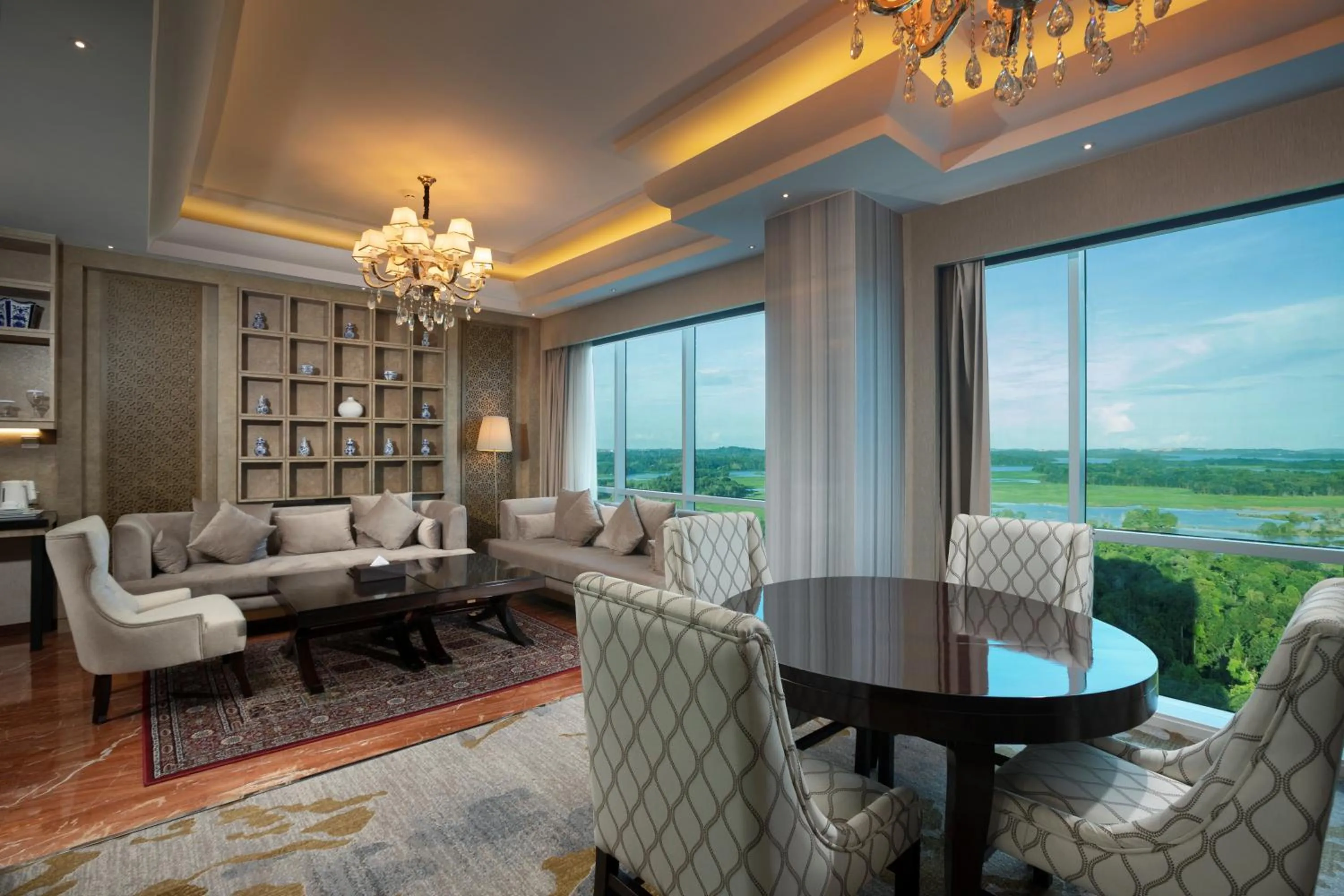 Living room in Wyndham Panbil Batam