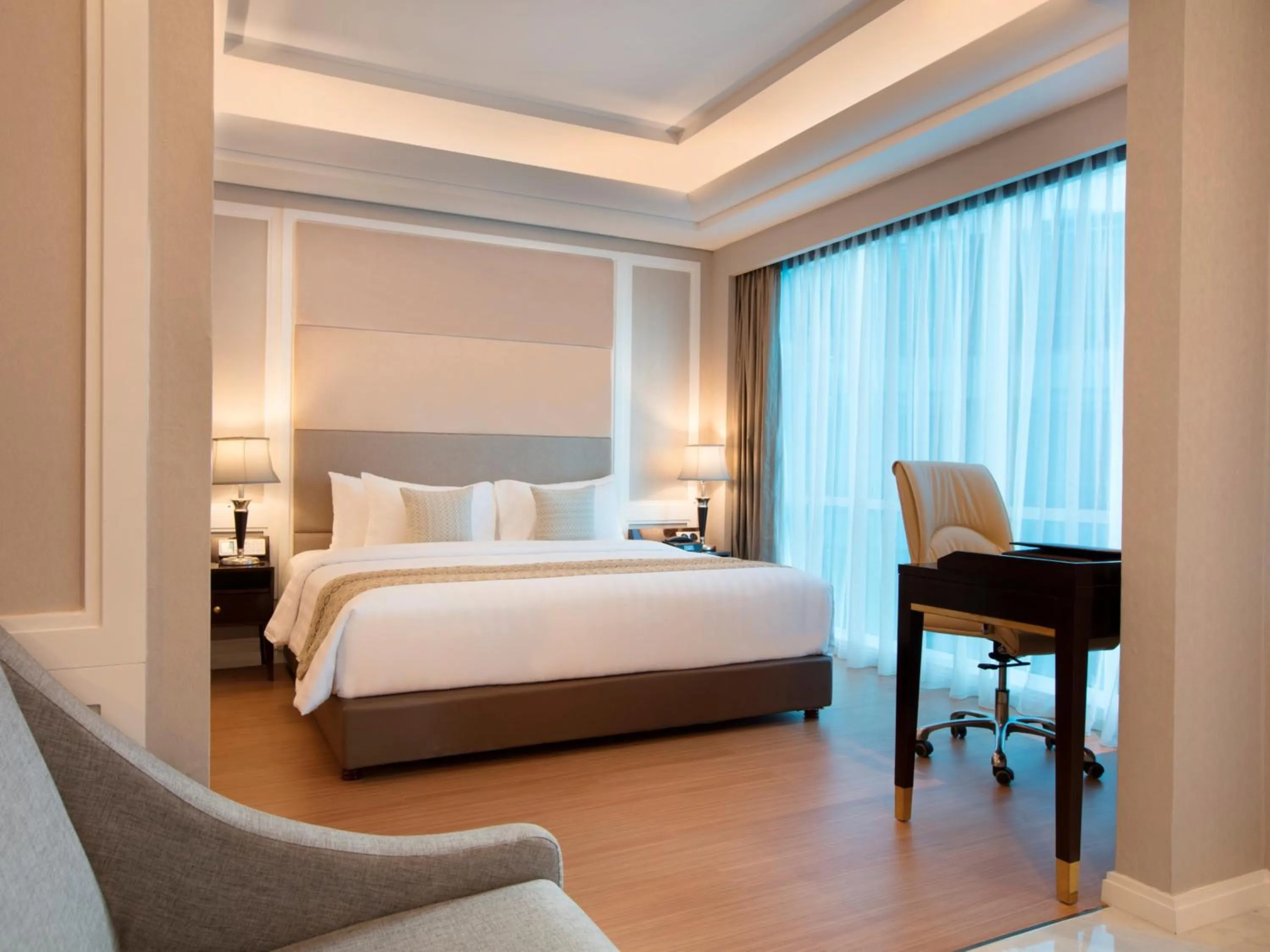 Bed in Wyndham Panbil Batam